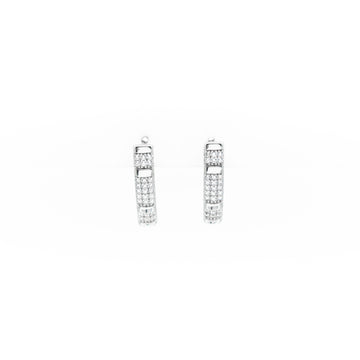 Aretes De Barra Strass