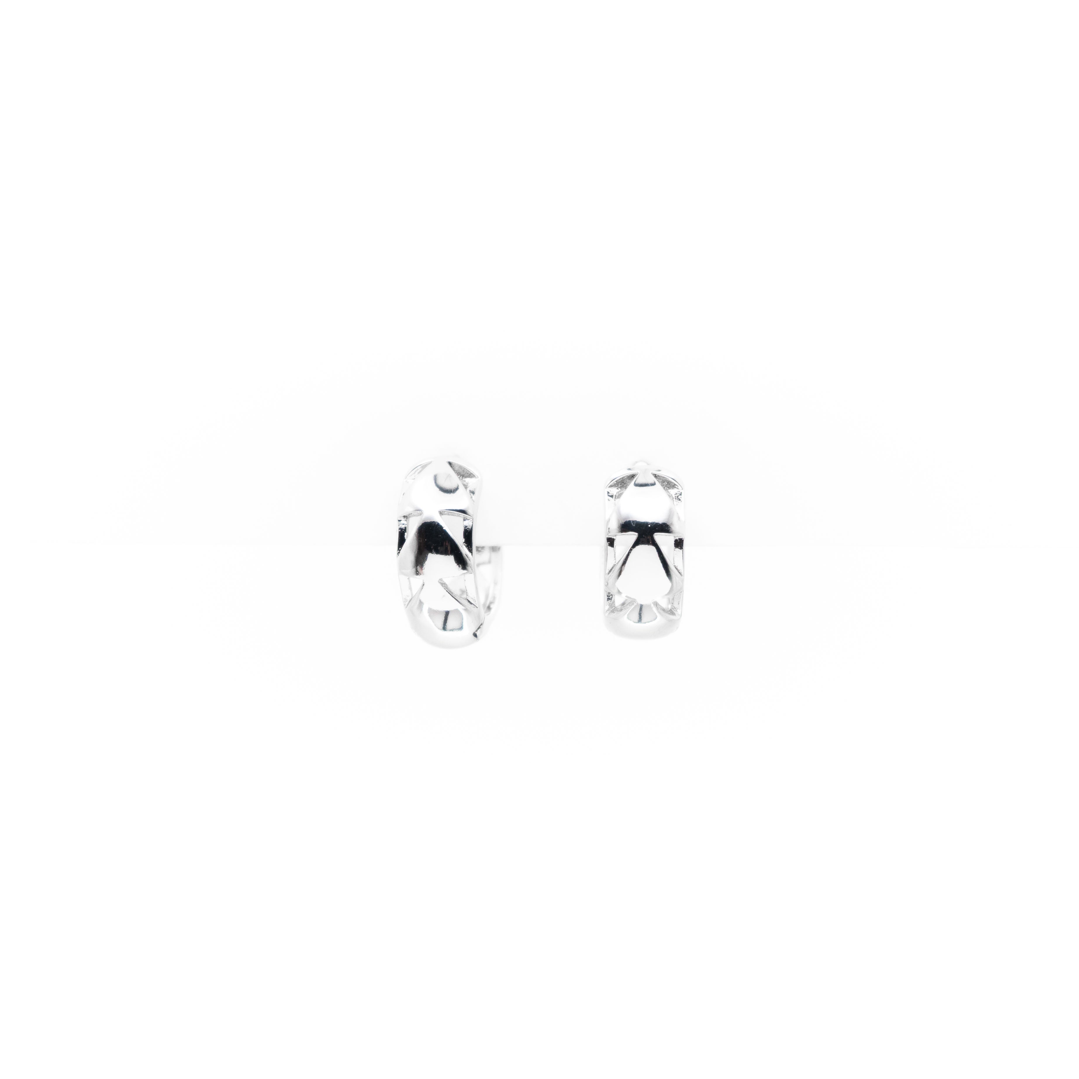 Aretes De Argolla Con Circonia