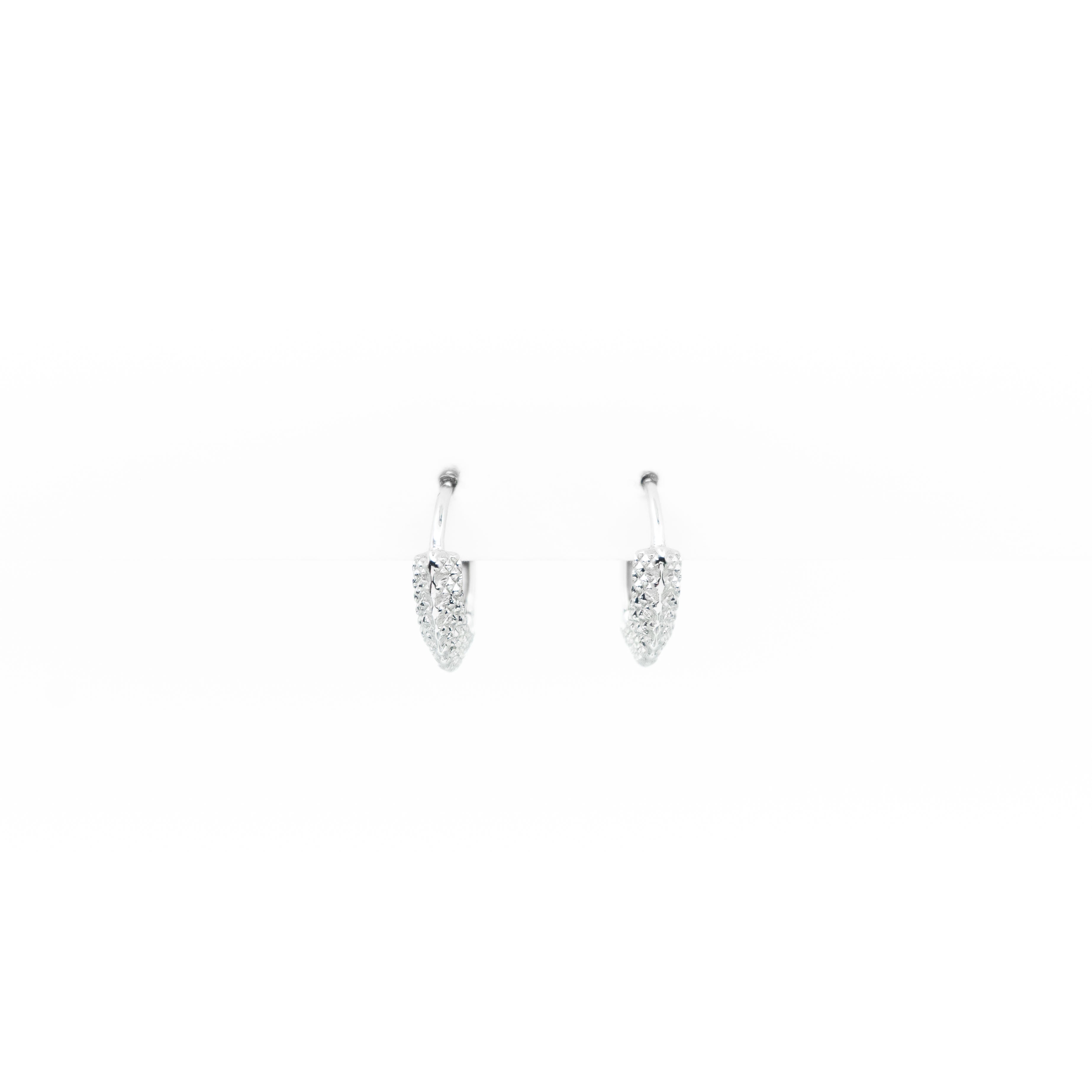 Aretes De Argolla Con Textura