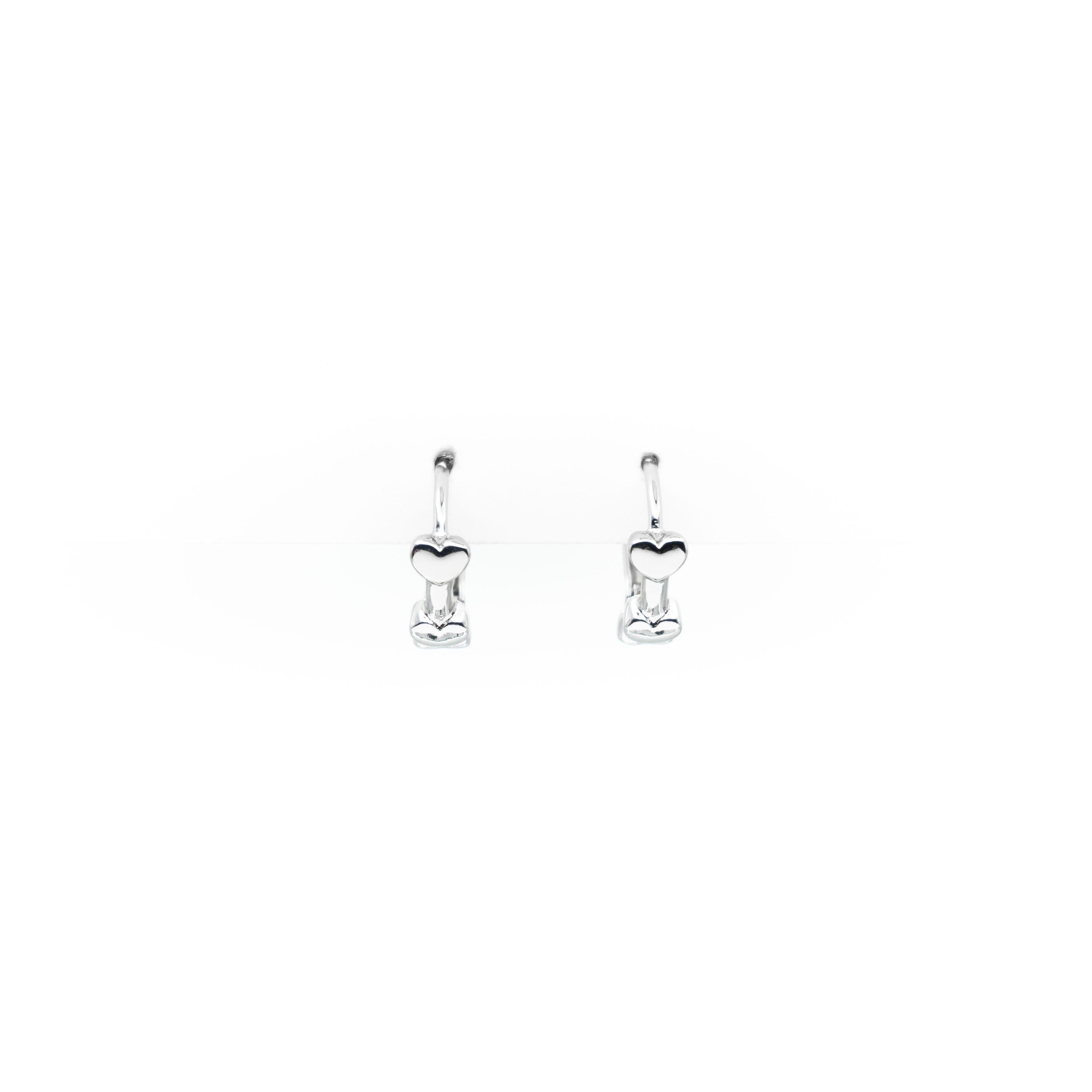 Aretes De Argolla De Corazones