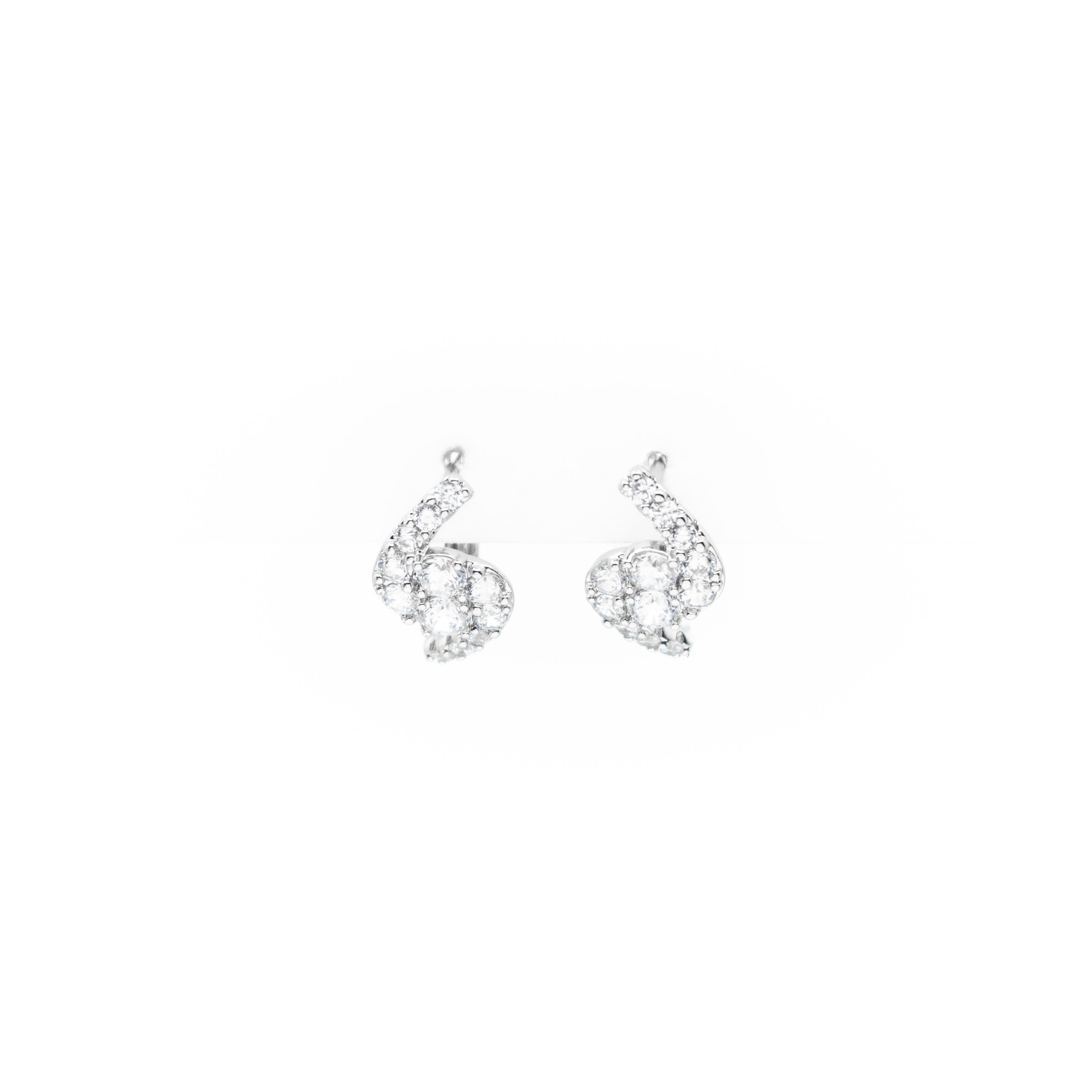 Aretes De Espiral Strass
