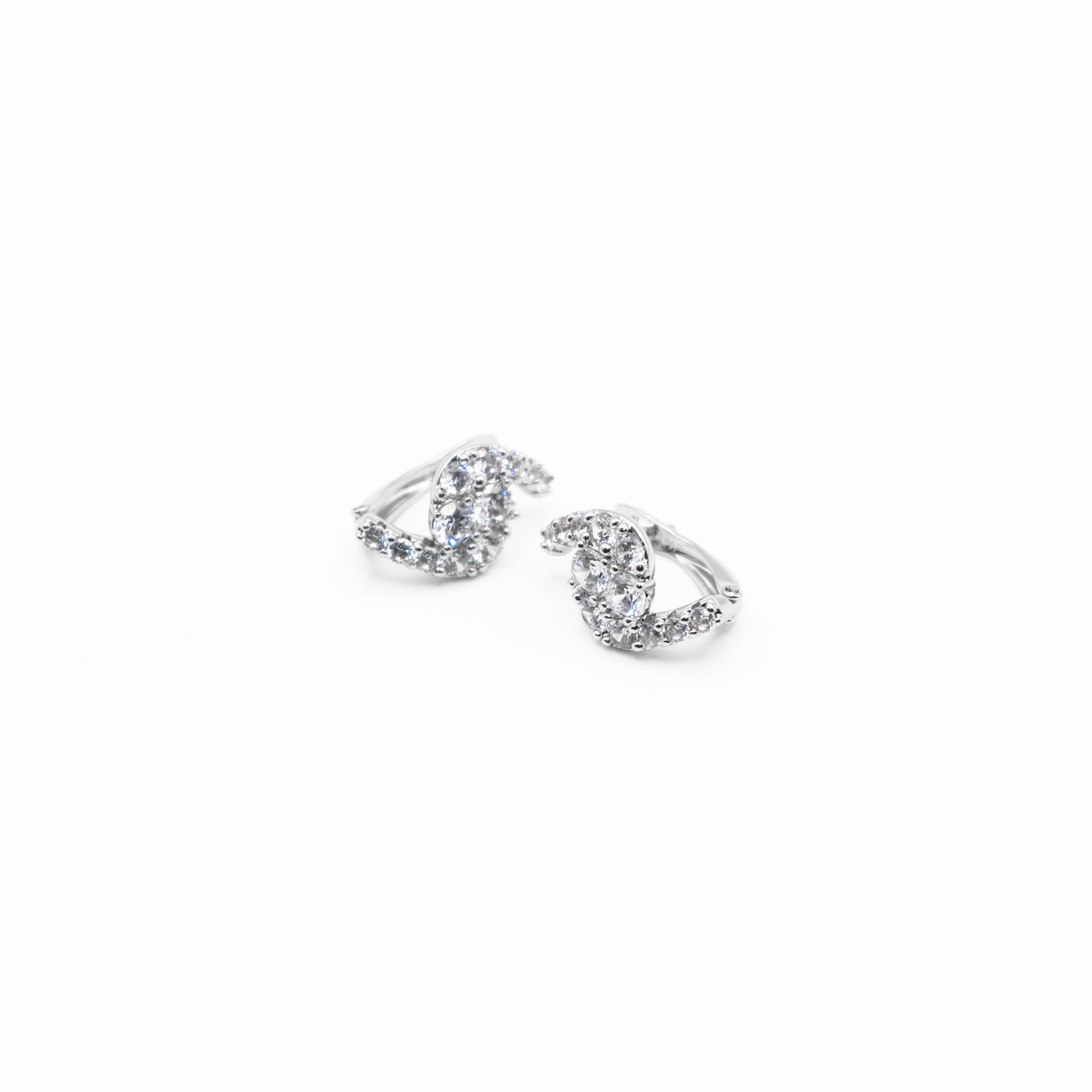 Aretes De Espiral Strass