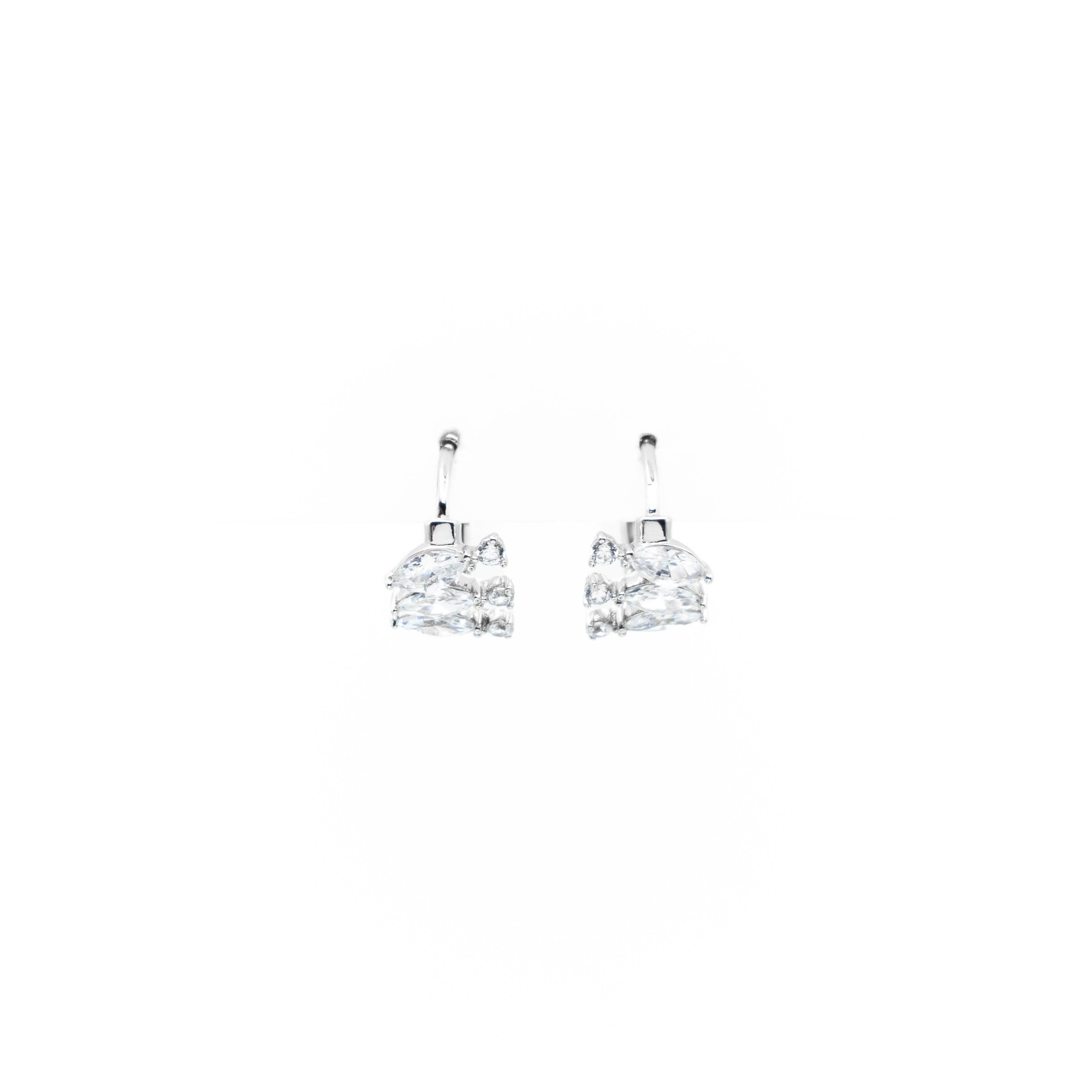 Aretes De Argolla Tipo Corona