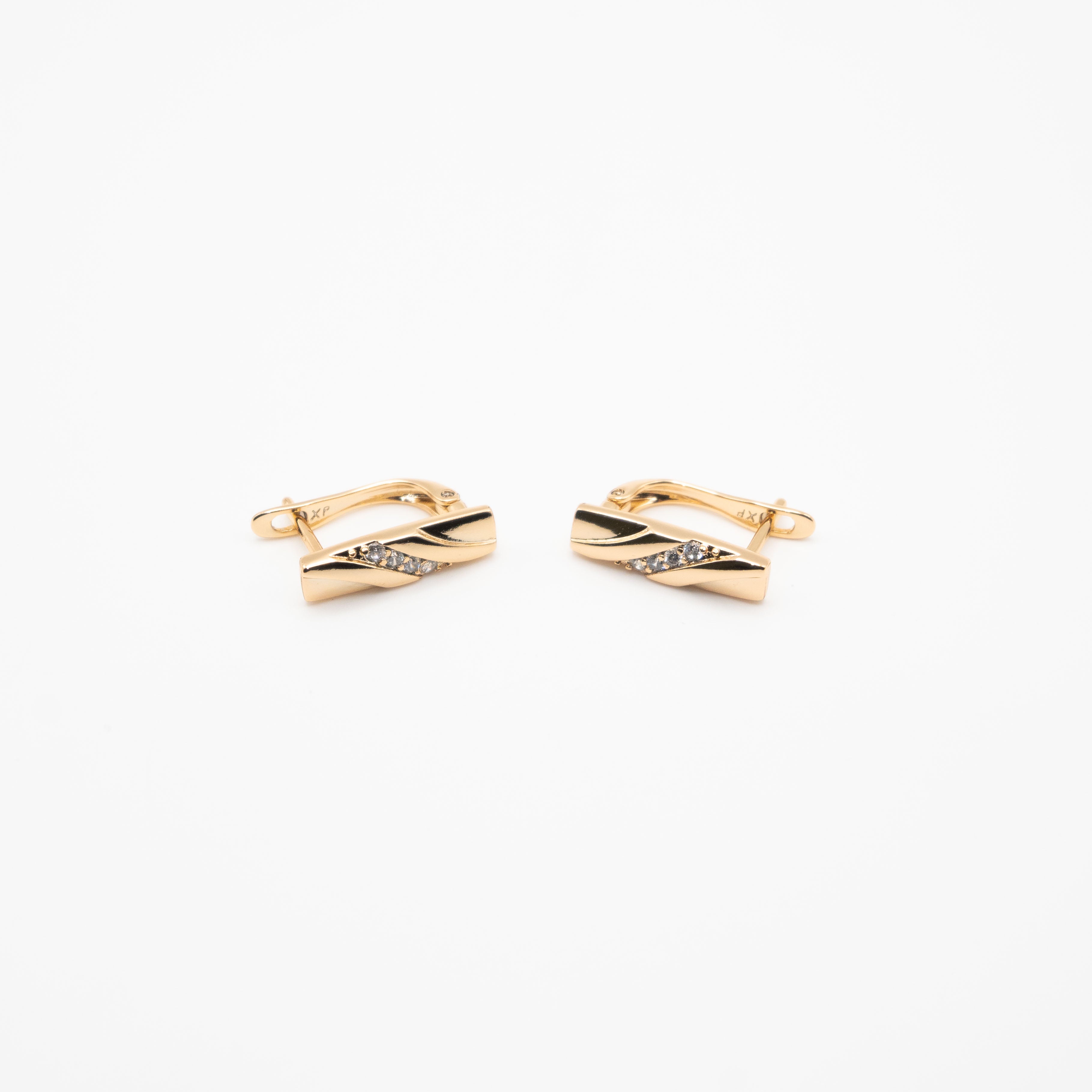 Aretes Con Franja Strass
