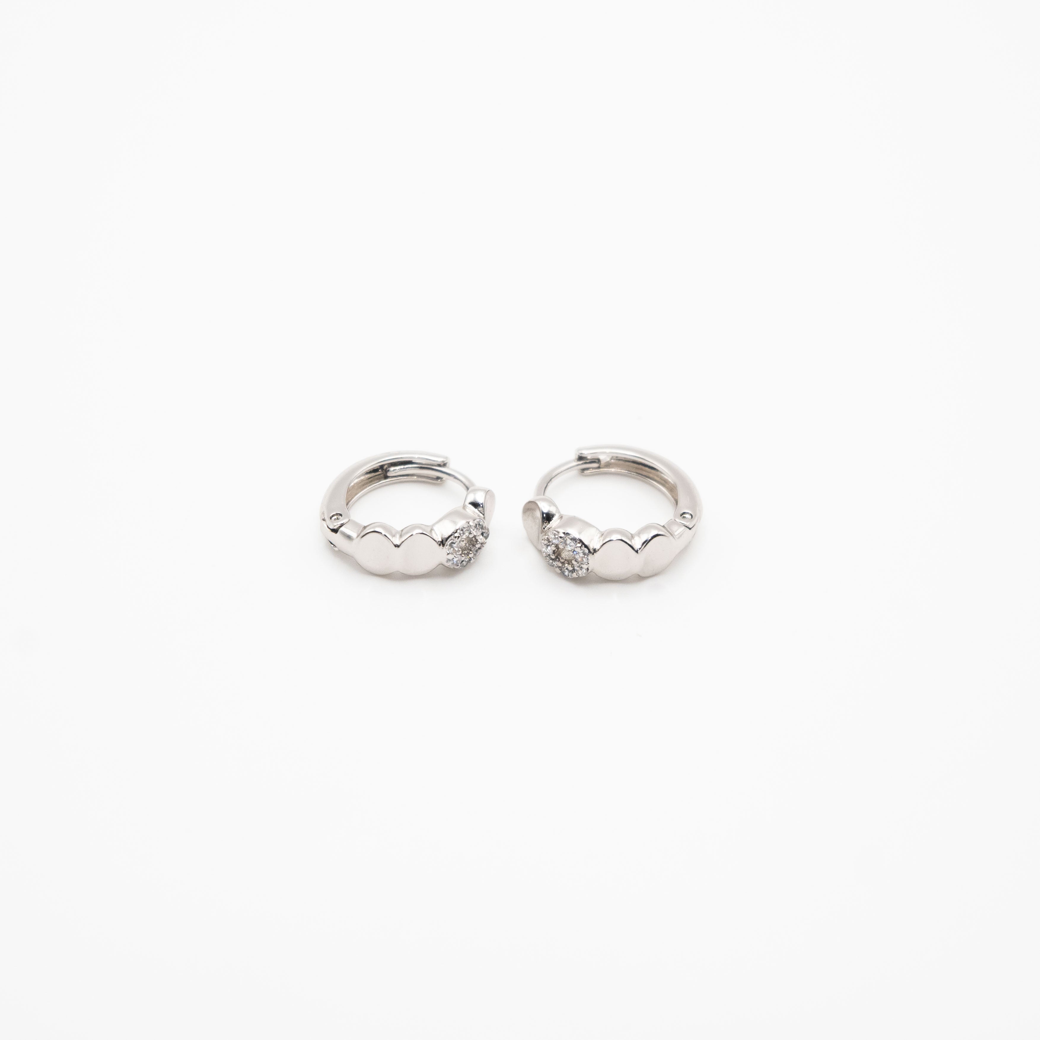 Aretes De Argolla Strass