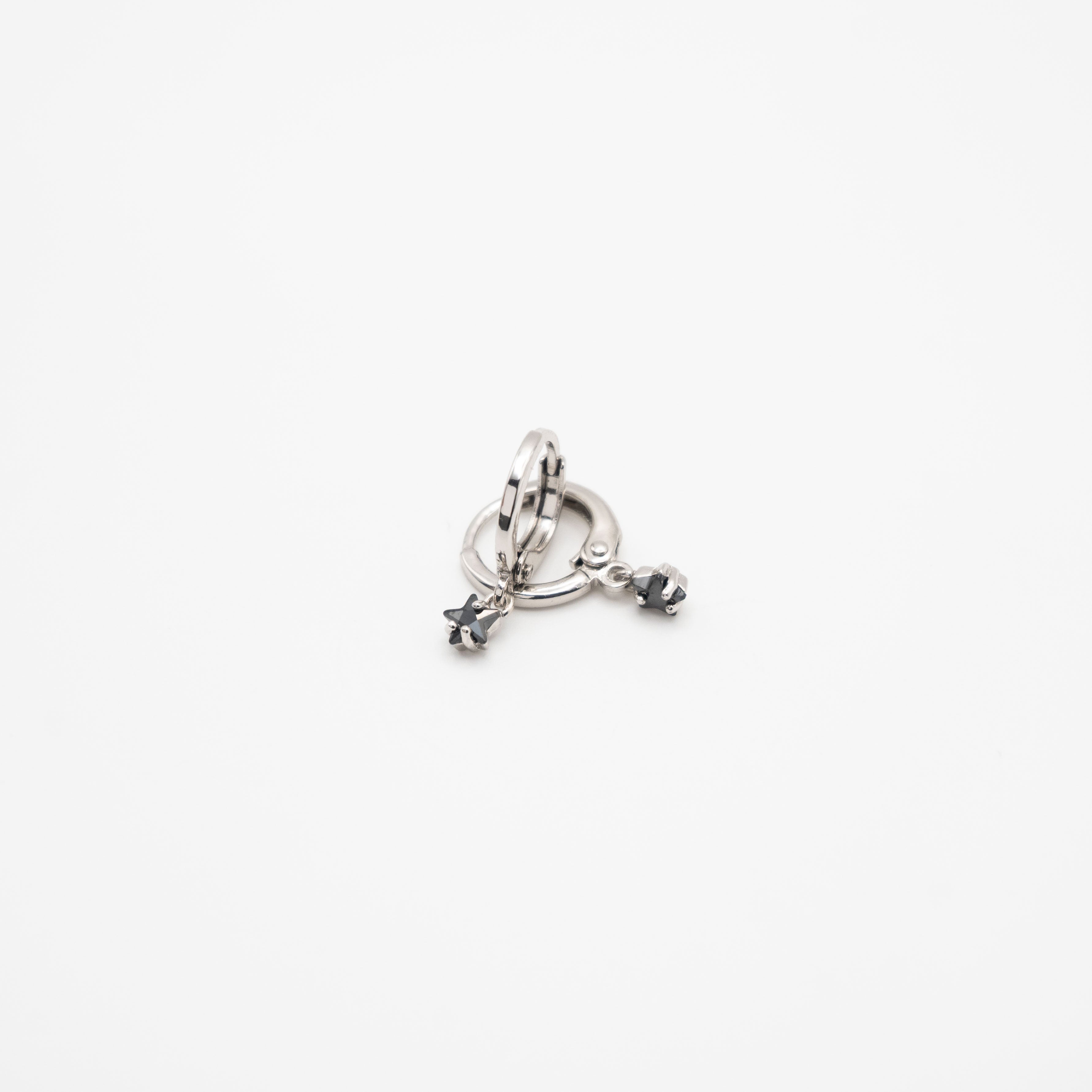 Aretes Con Dije Colgante De Estrella Pequeña