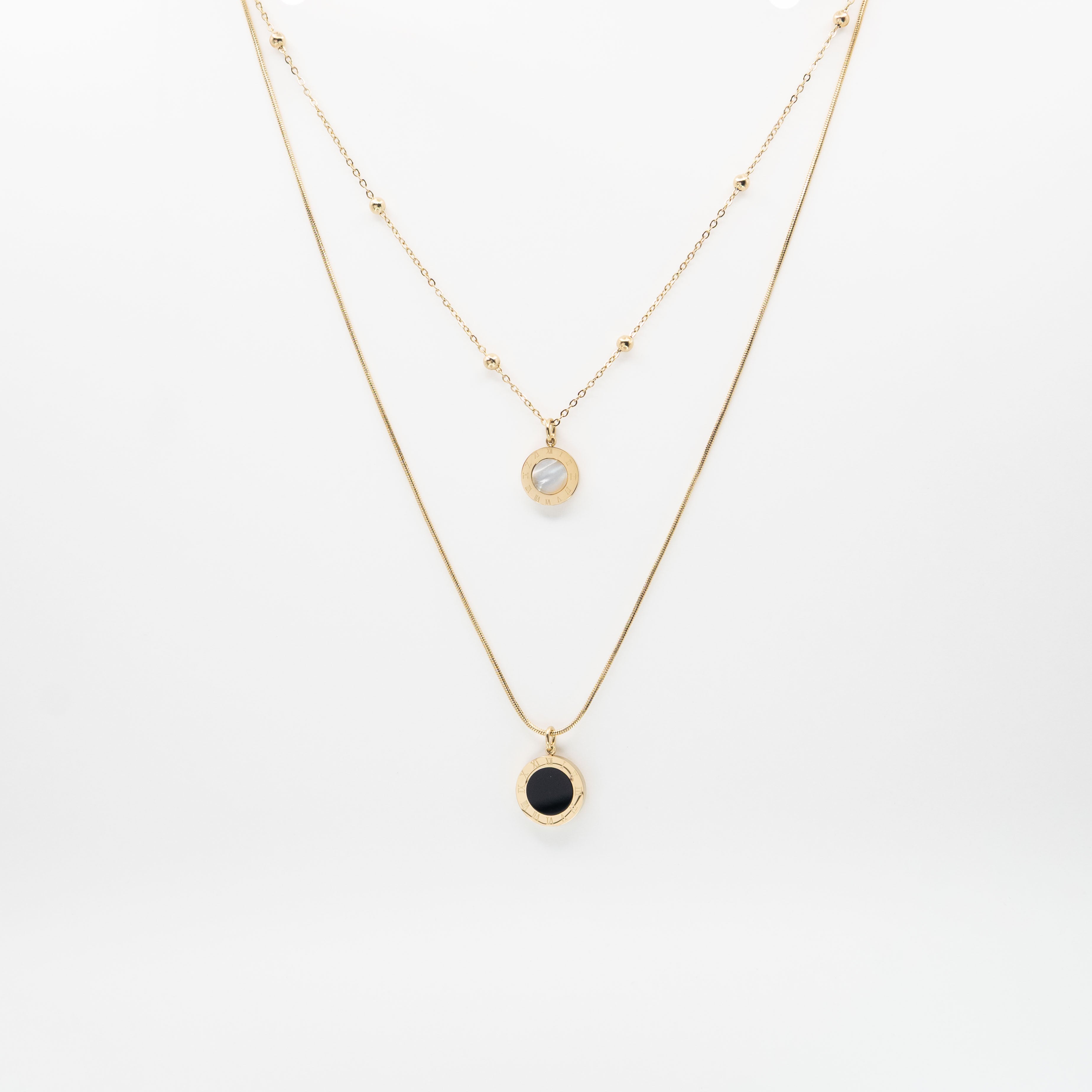 Collar Multicadena Reloj