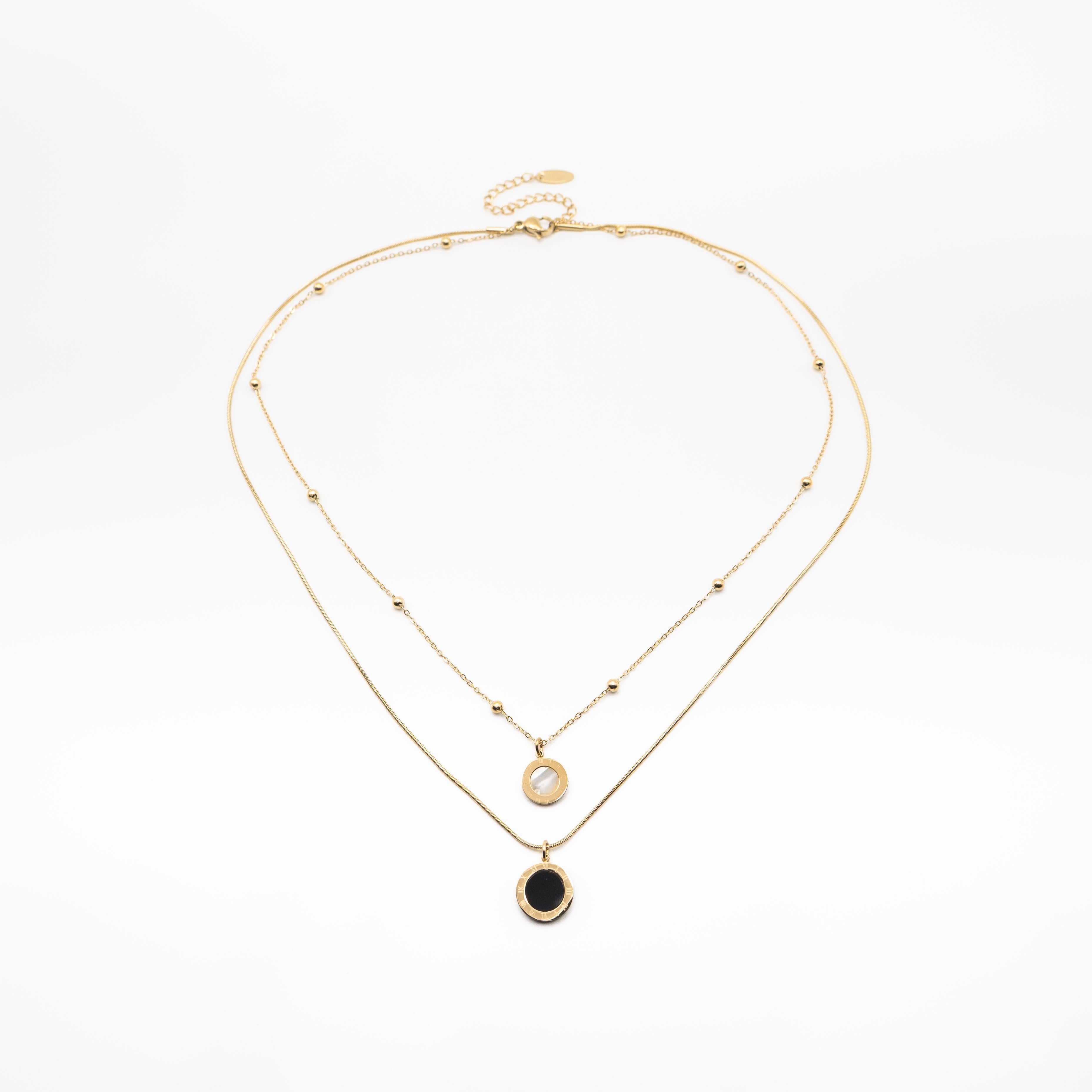 Collar Multicadena Reloj