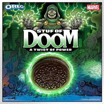 OREO MARVEL Galletas Sándwich de Chocolate Stuf of Doom, Edición Especial, 10.68 oz