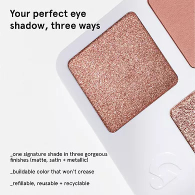 Glossier Monochromes Paleta Esencial de Sombras en Trío Jute