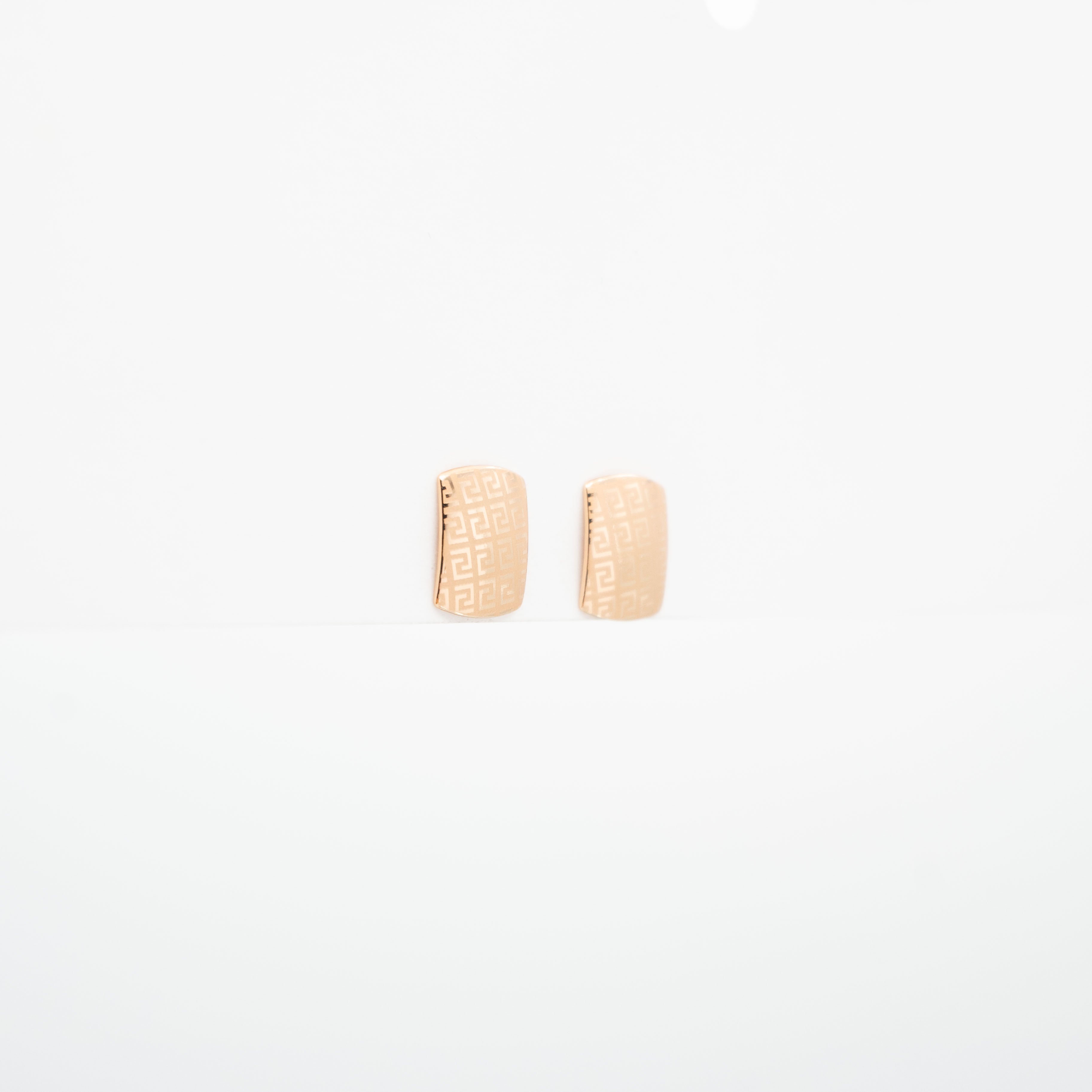 Aretes Cuadrados Con Patrón