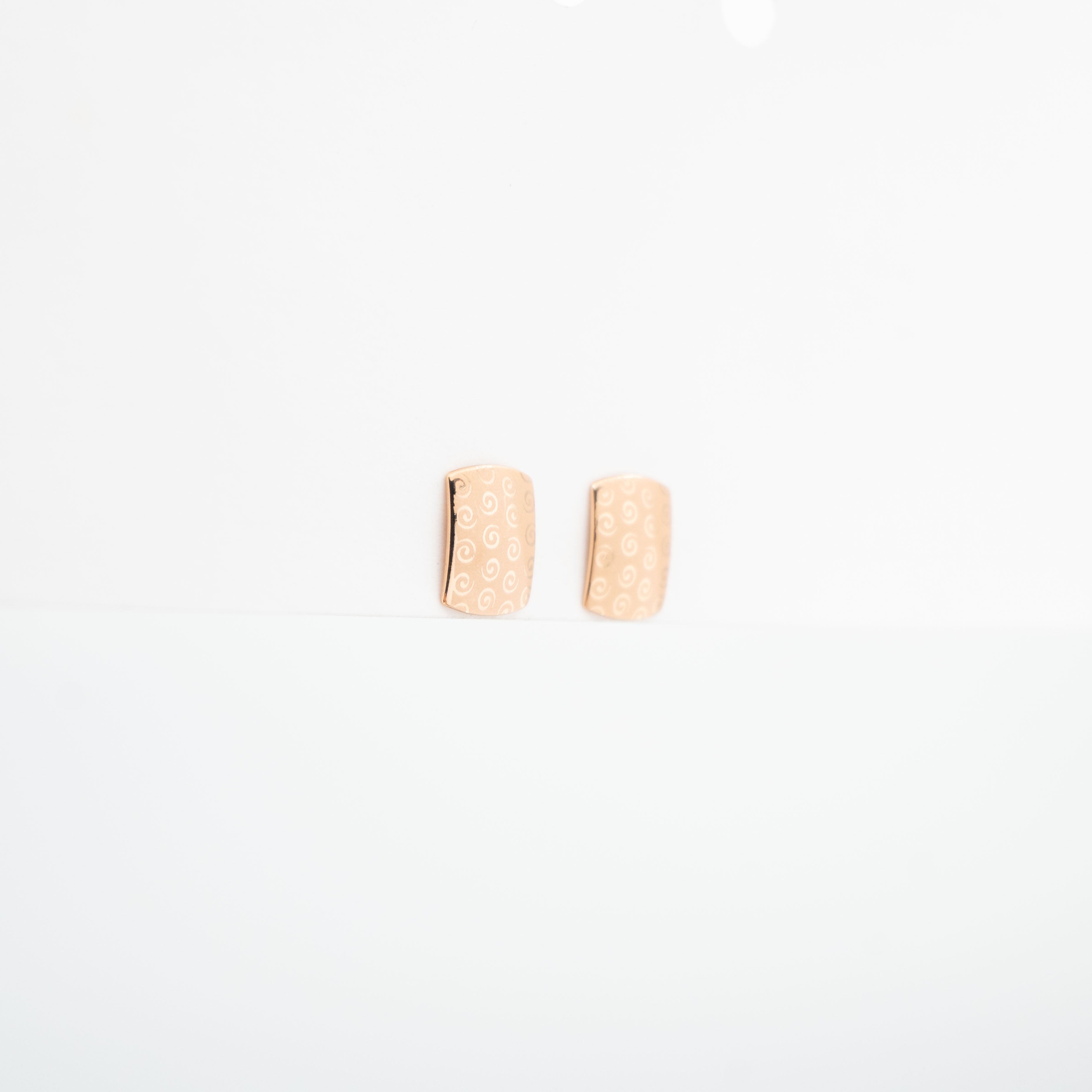 Aretes Cuadrados Con Patrón