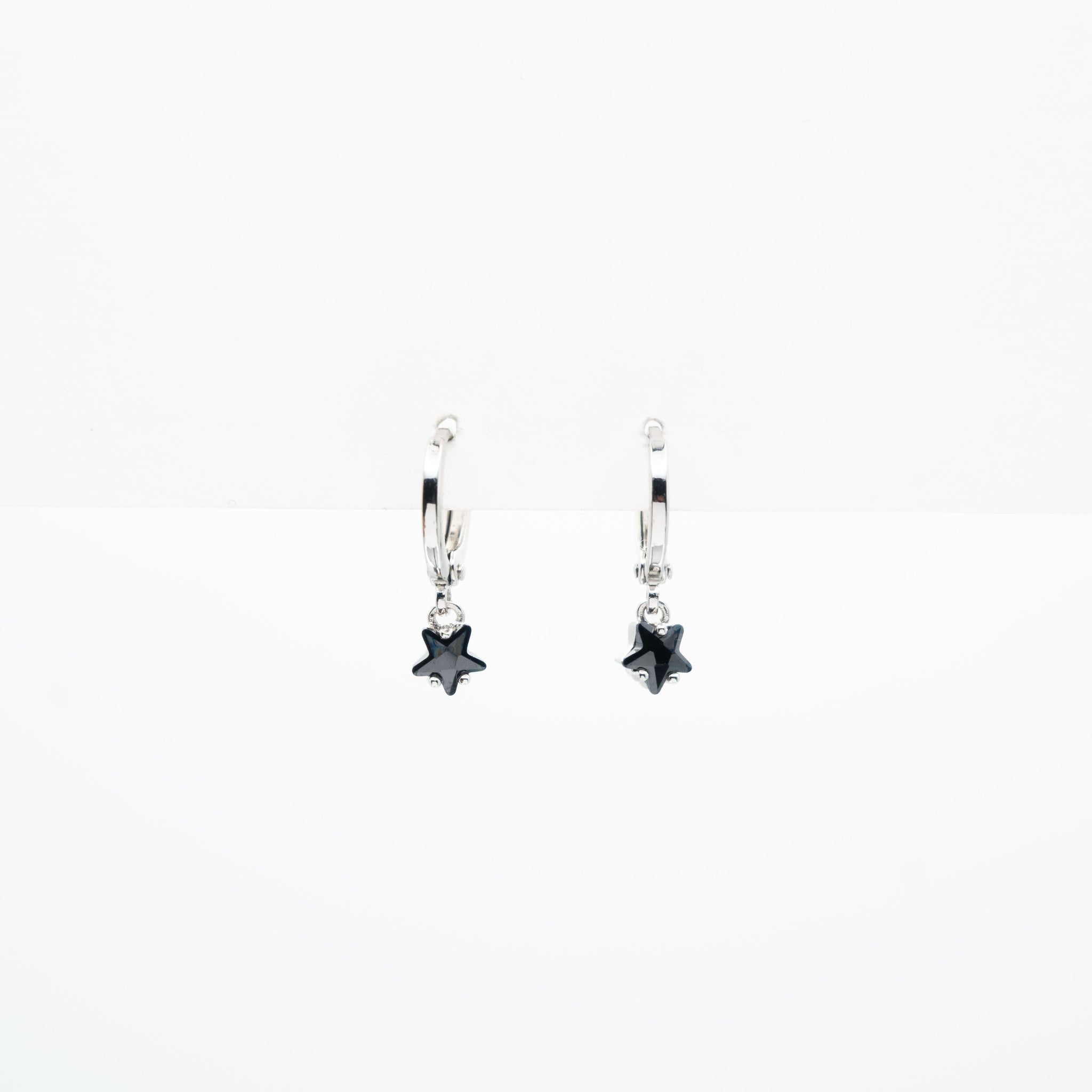 Aretes Con Dije Colgante De Estrella Grande