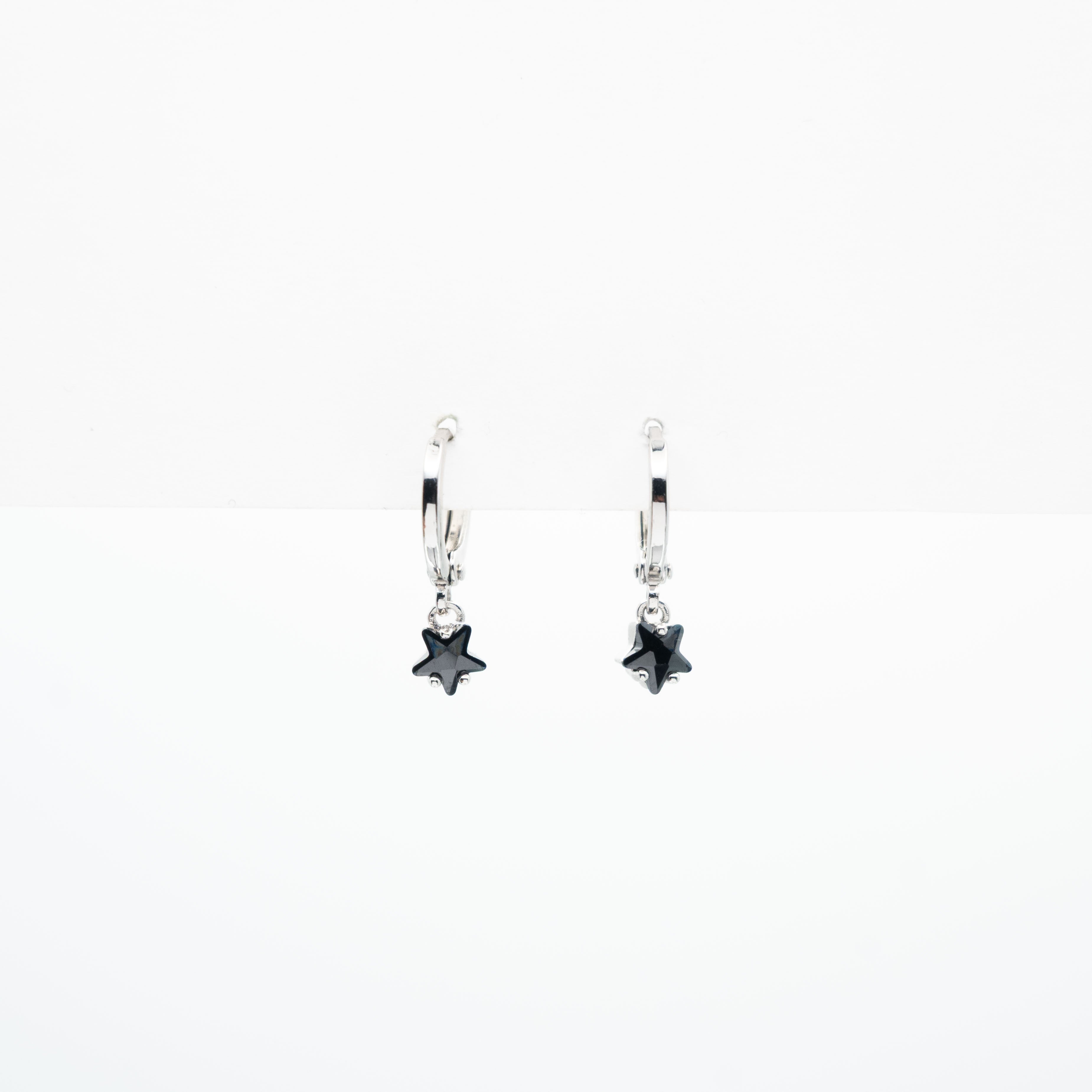 Aretes Con Dije Colgante De Estrella Grande