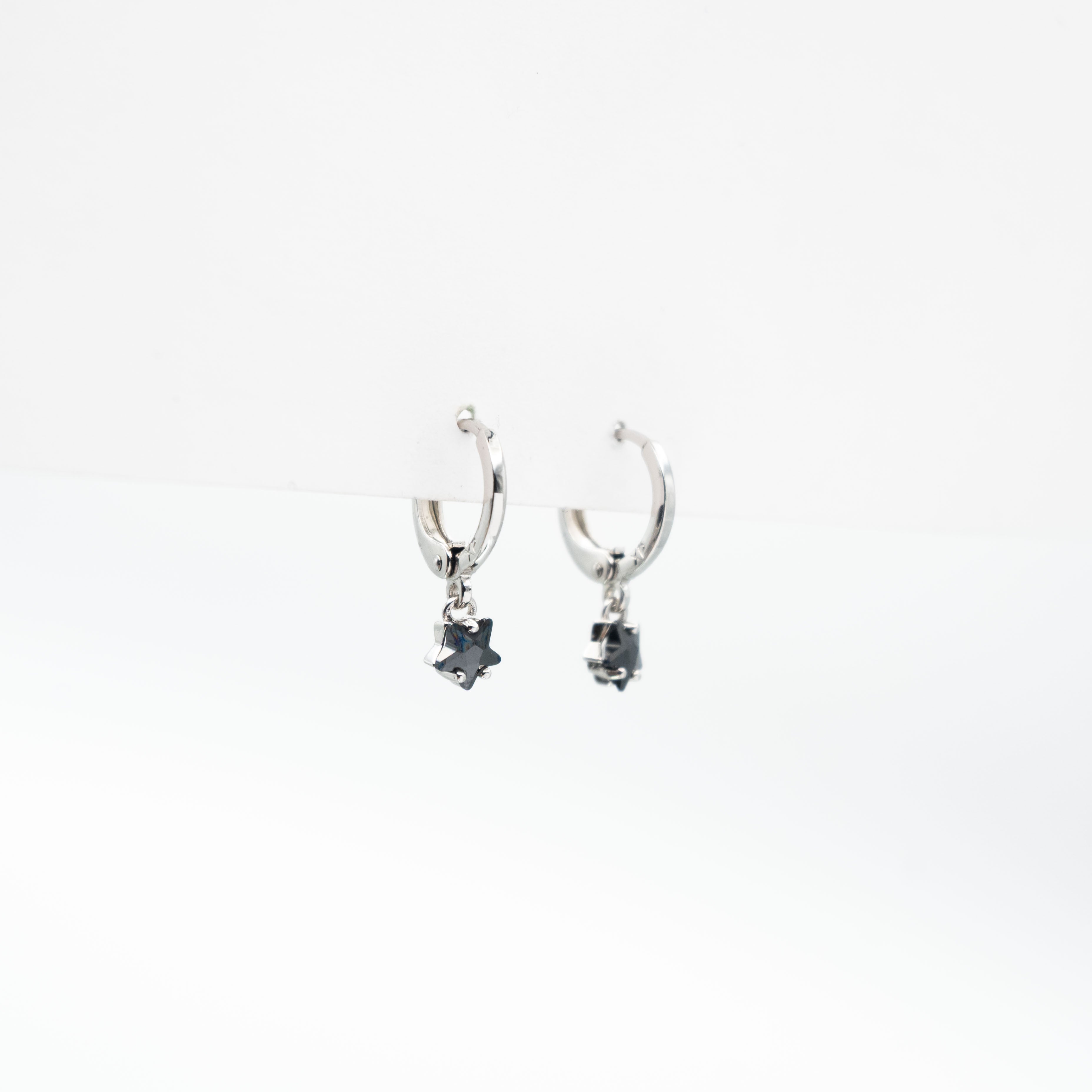 Aretes Con Dije Colgante De Estrella Grande