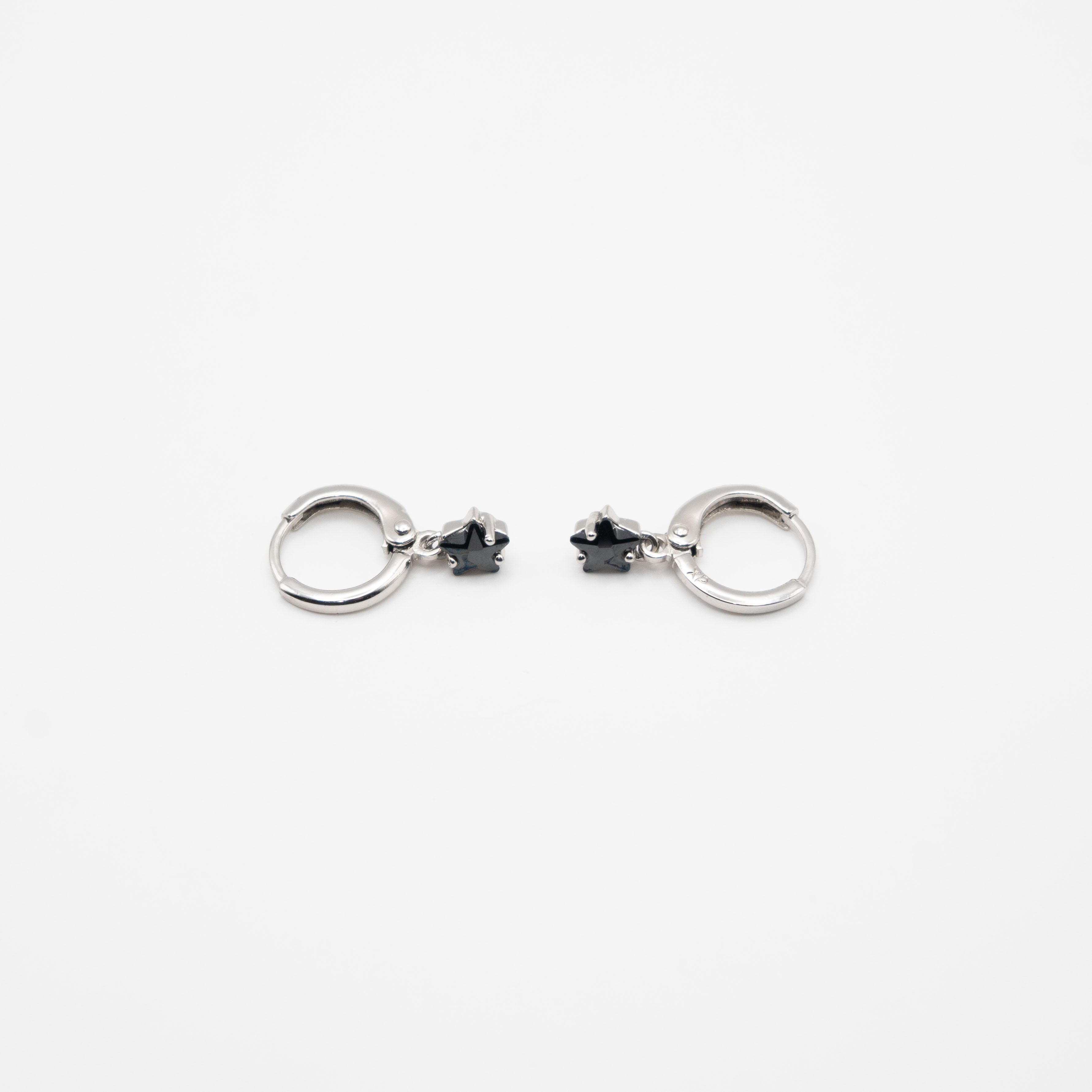 Aretes Con Dije Colgante De Estrella Grande