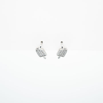 Aretes De Paleta Strass