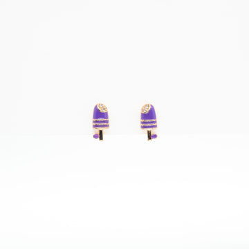 Aretes De Paleta Strass