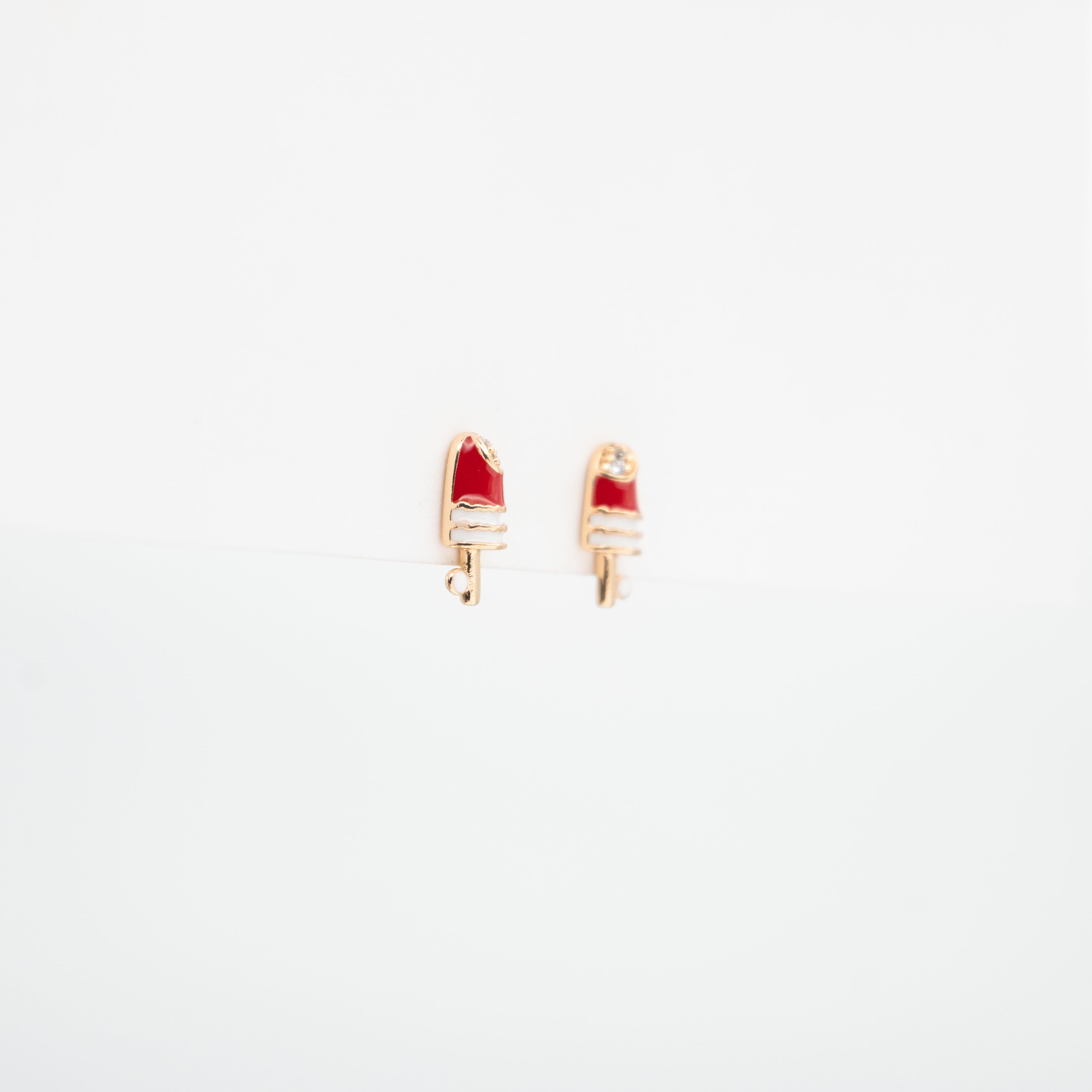 Aretes De Paleta Strass