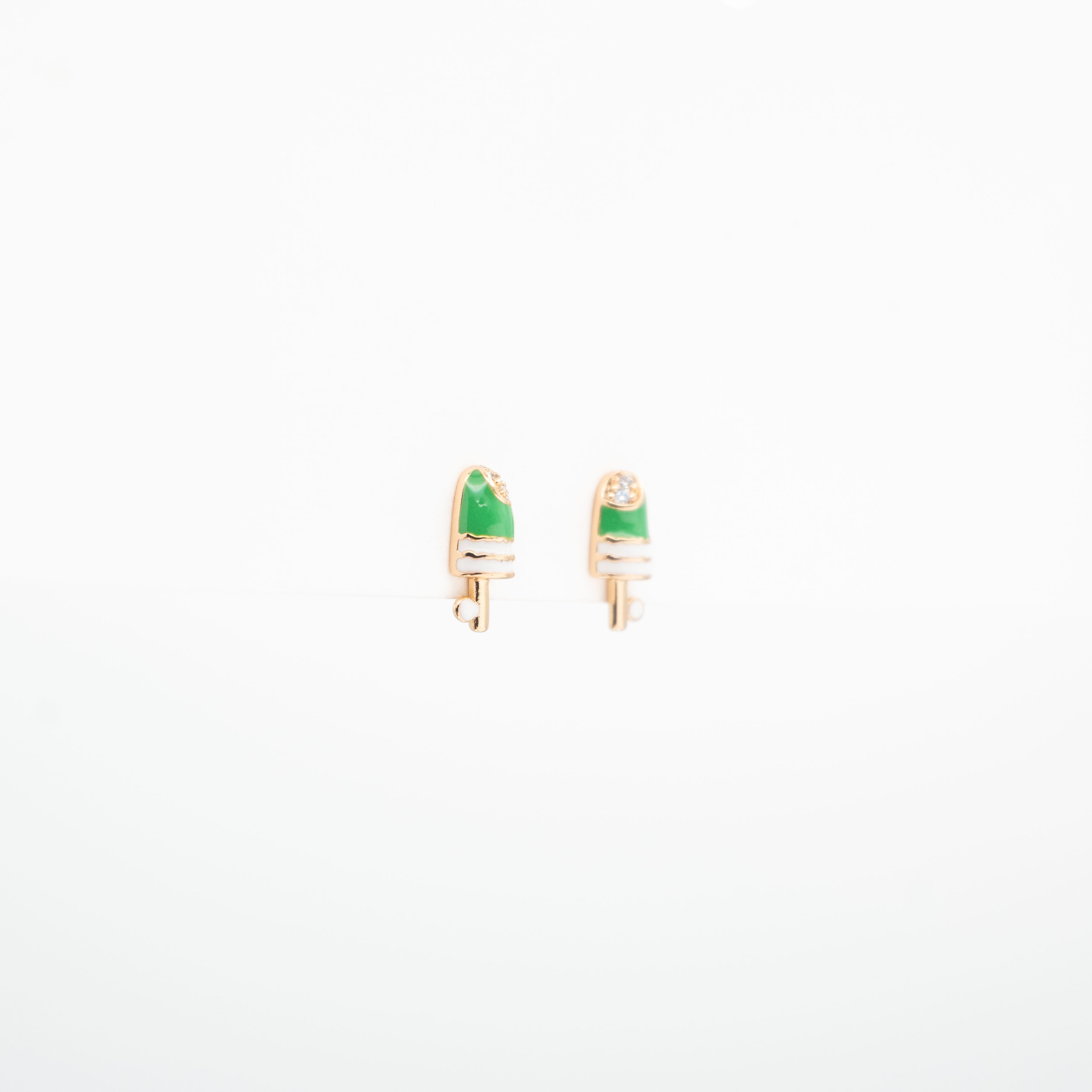 Aretes De Paleta Strass