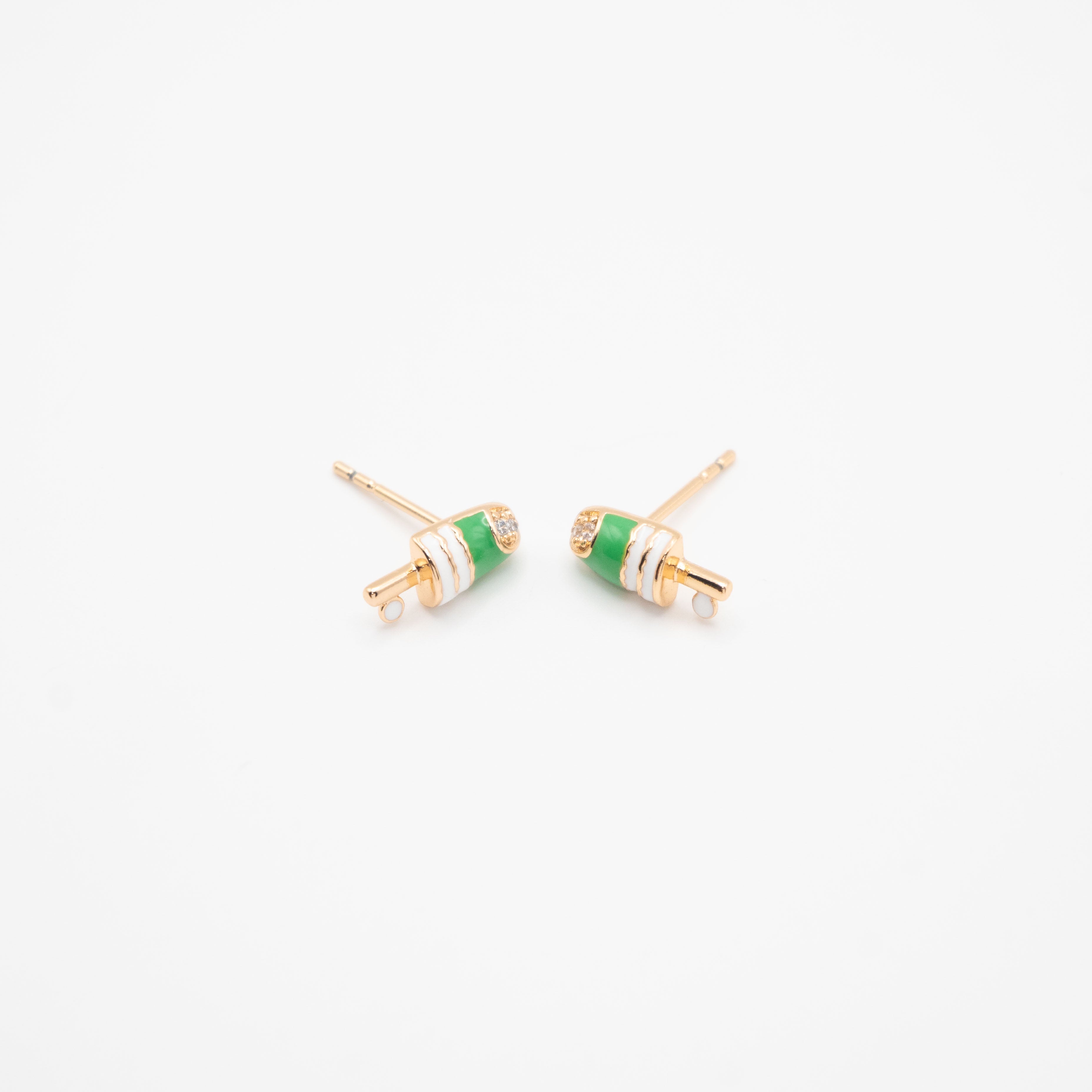 Aretes De Paleta Strass