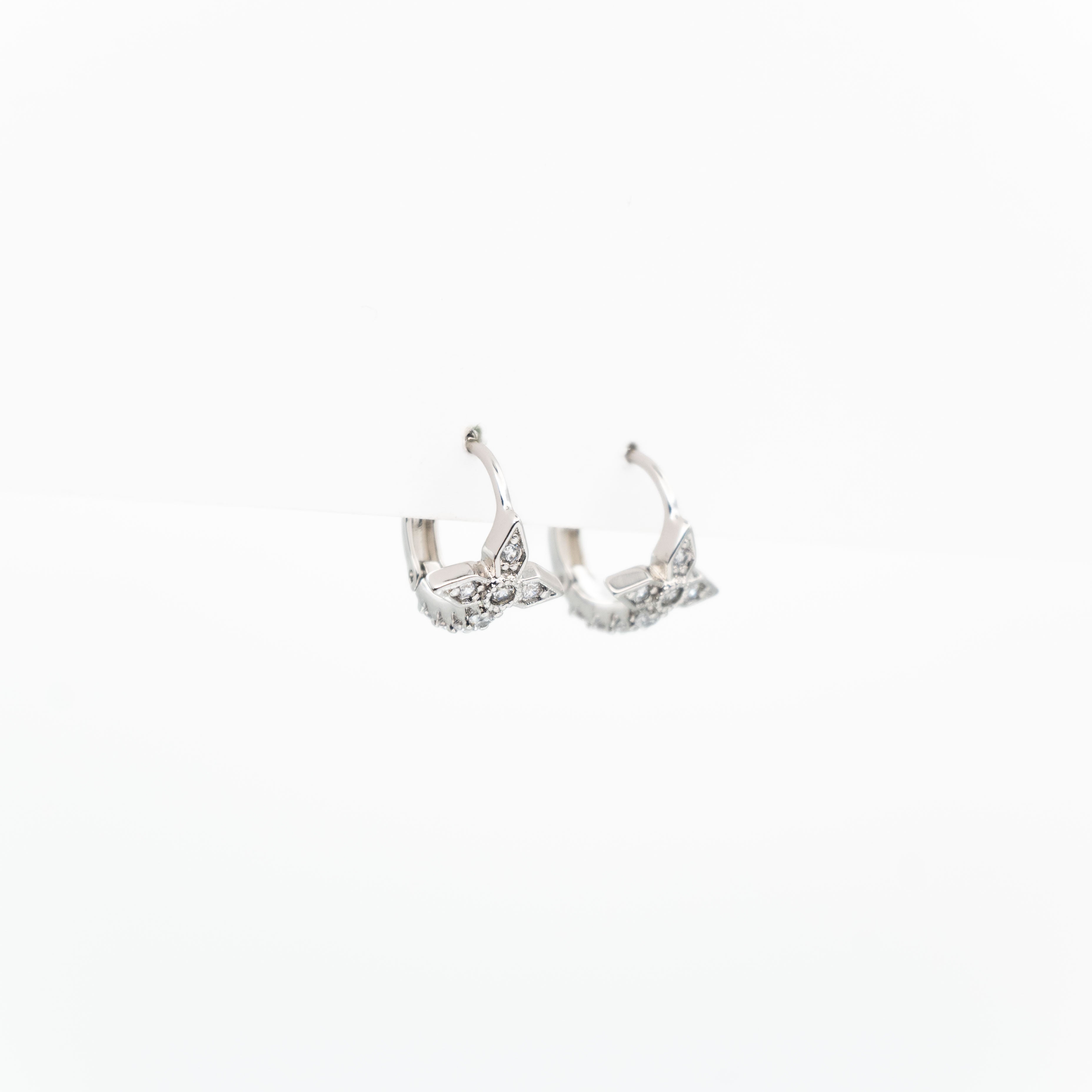Aretes De Cruz Strass