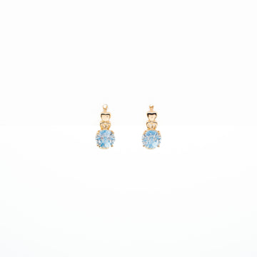 Aretes De Argolla Circonia
