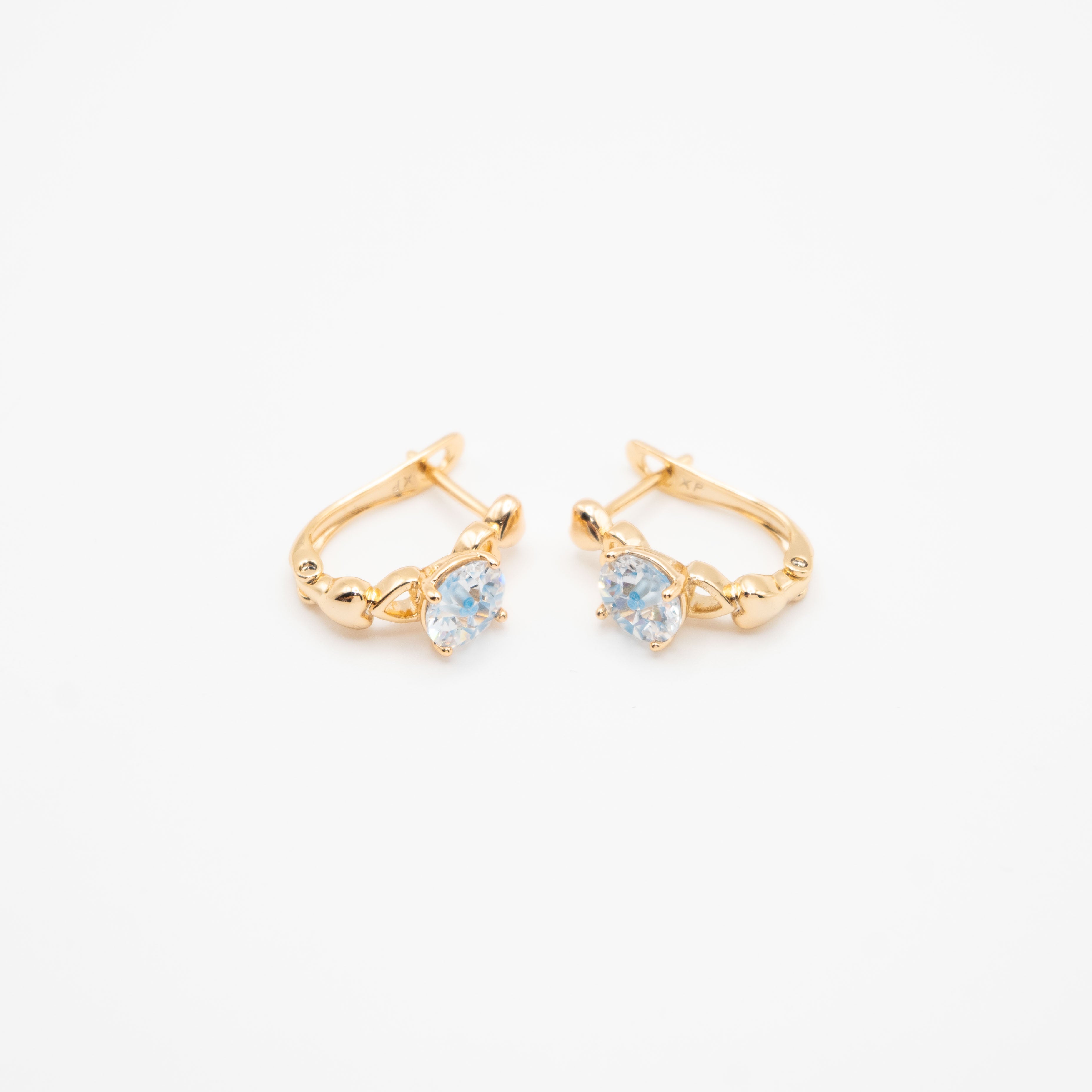 Aretes De Argolla Circonia