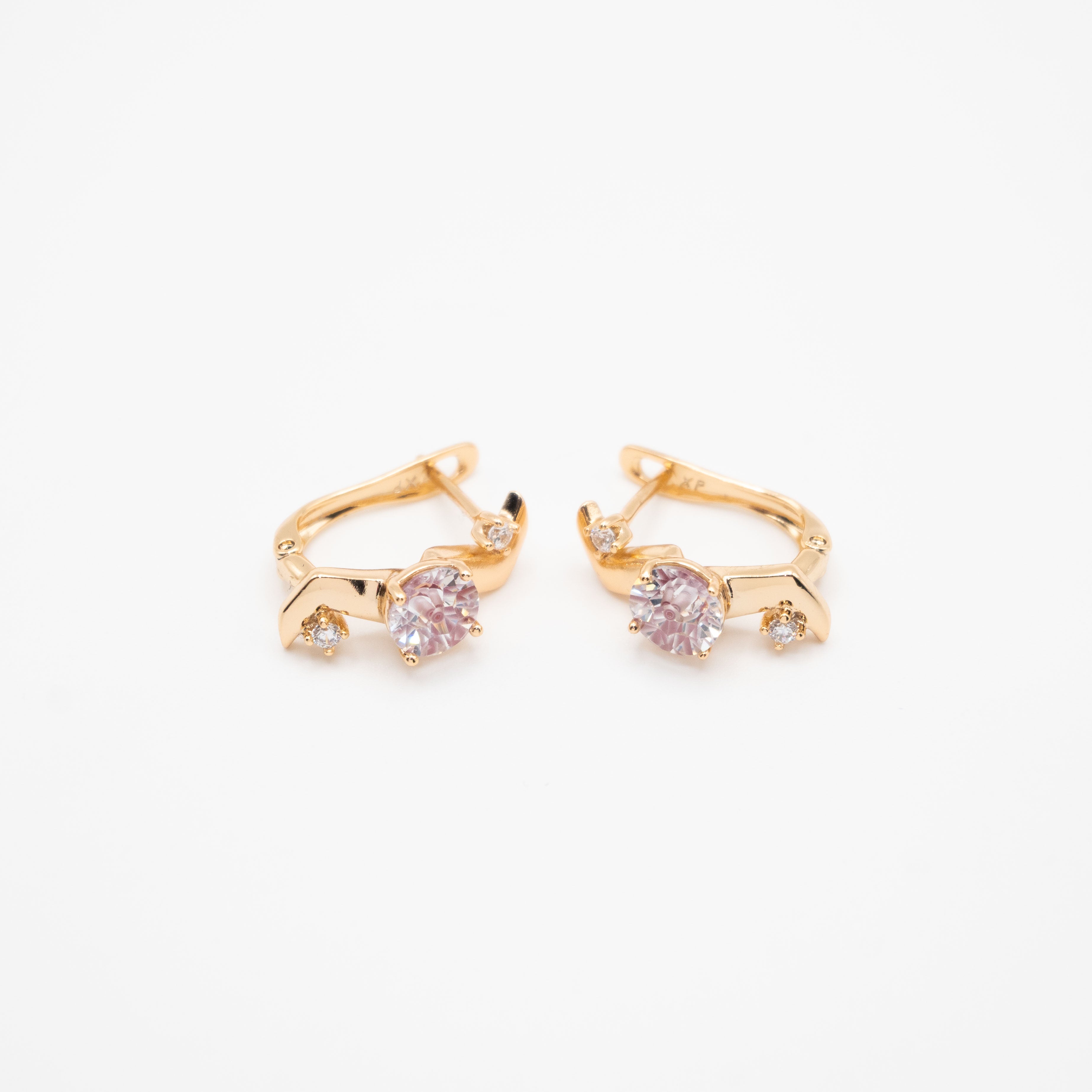 Aretes De Argolla Circonia