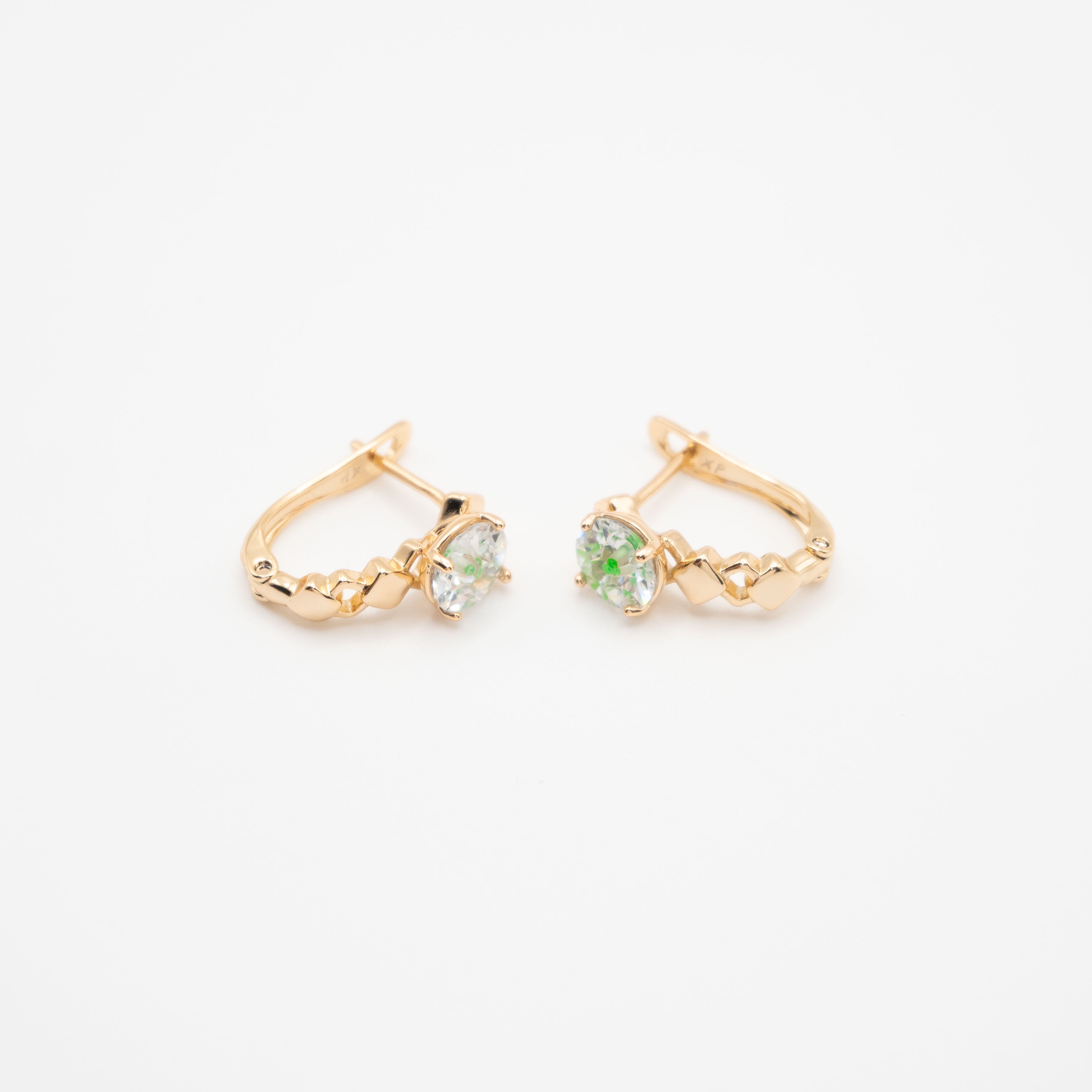 Aretes De Argolla Circonia