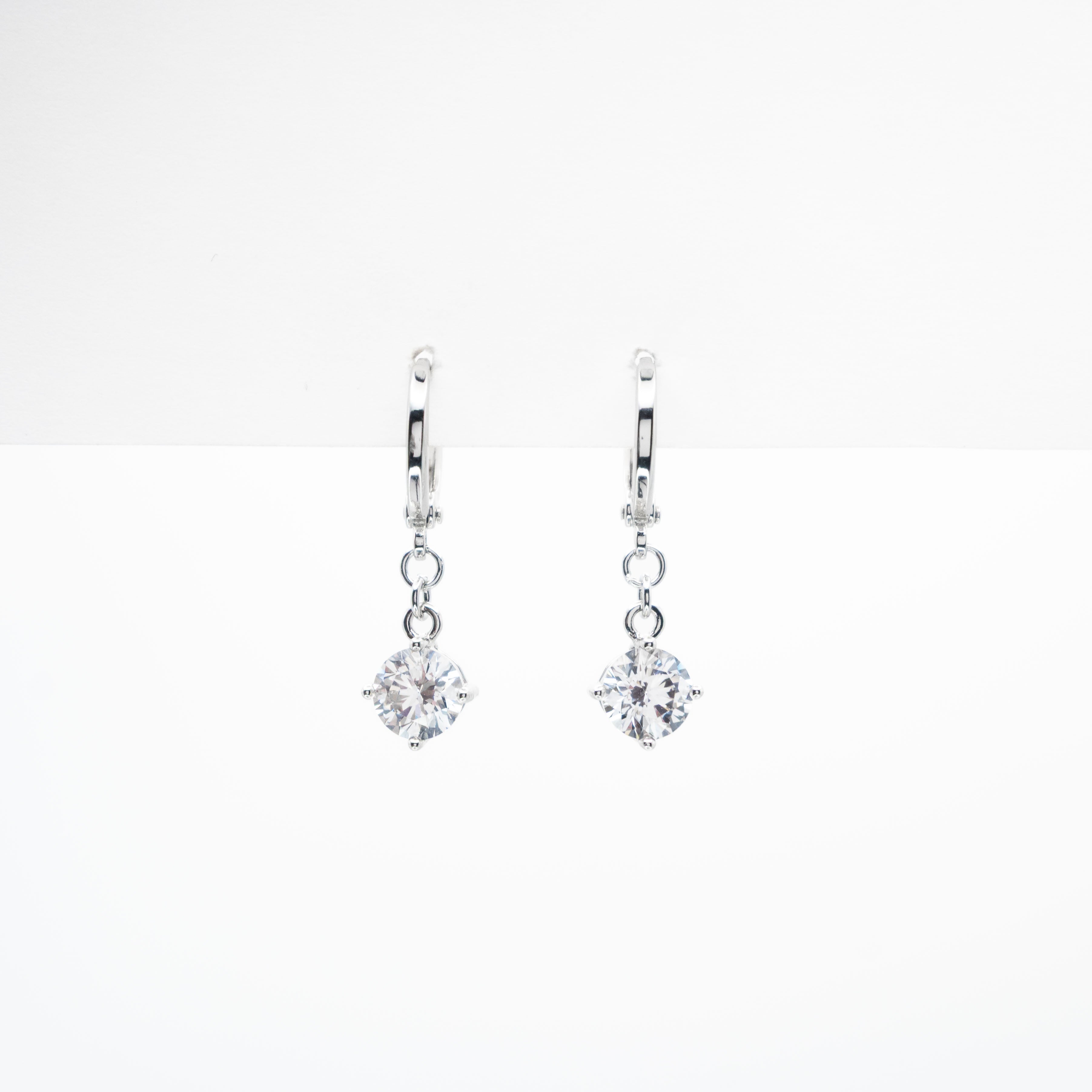 Aretes De Argolla Con Circonia