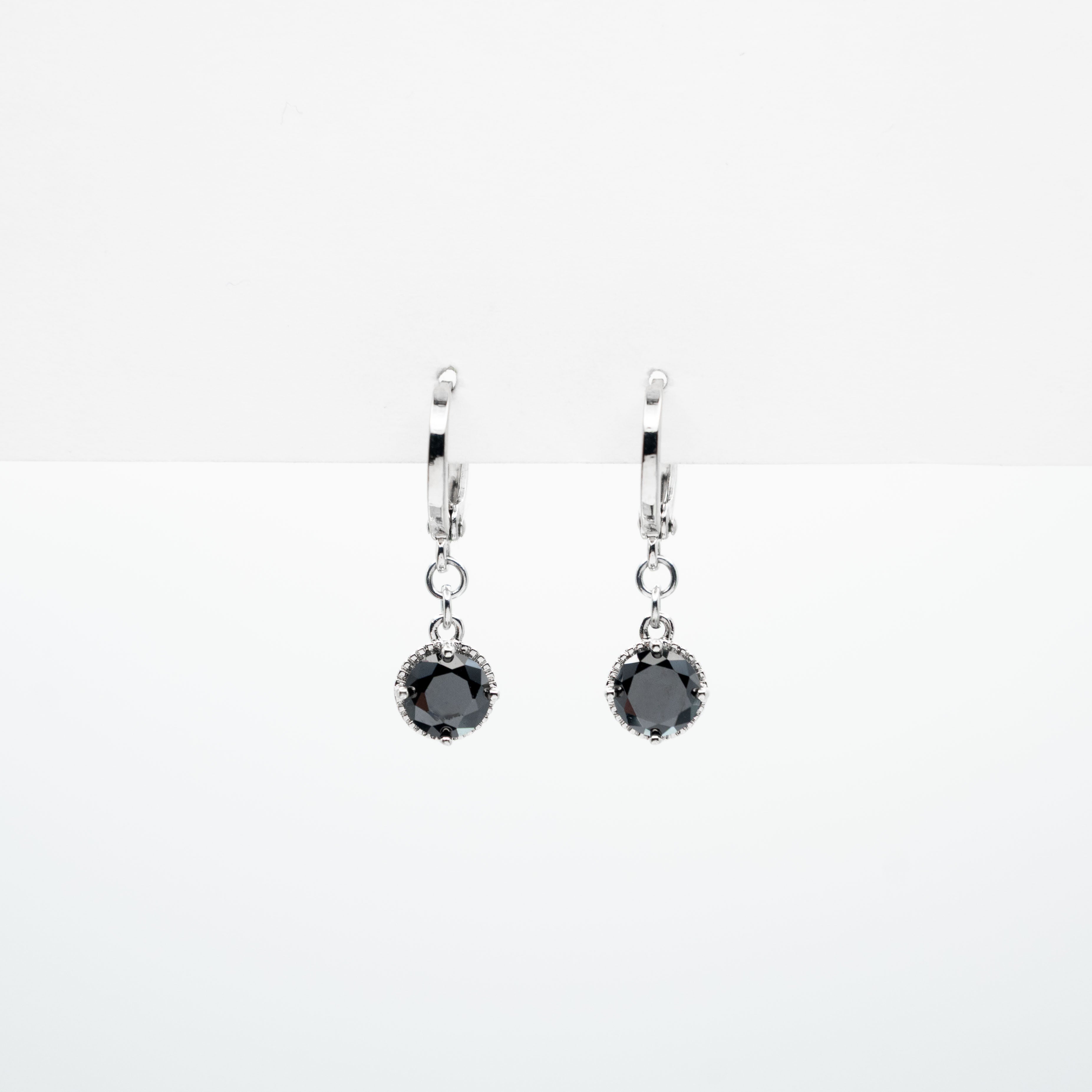 Aretes De Argolla Con Circonia
