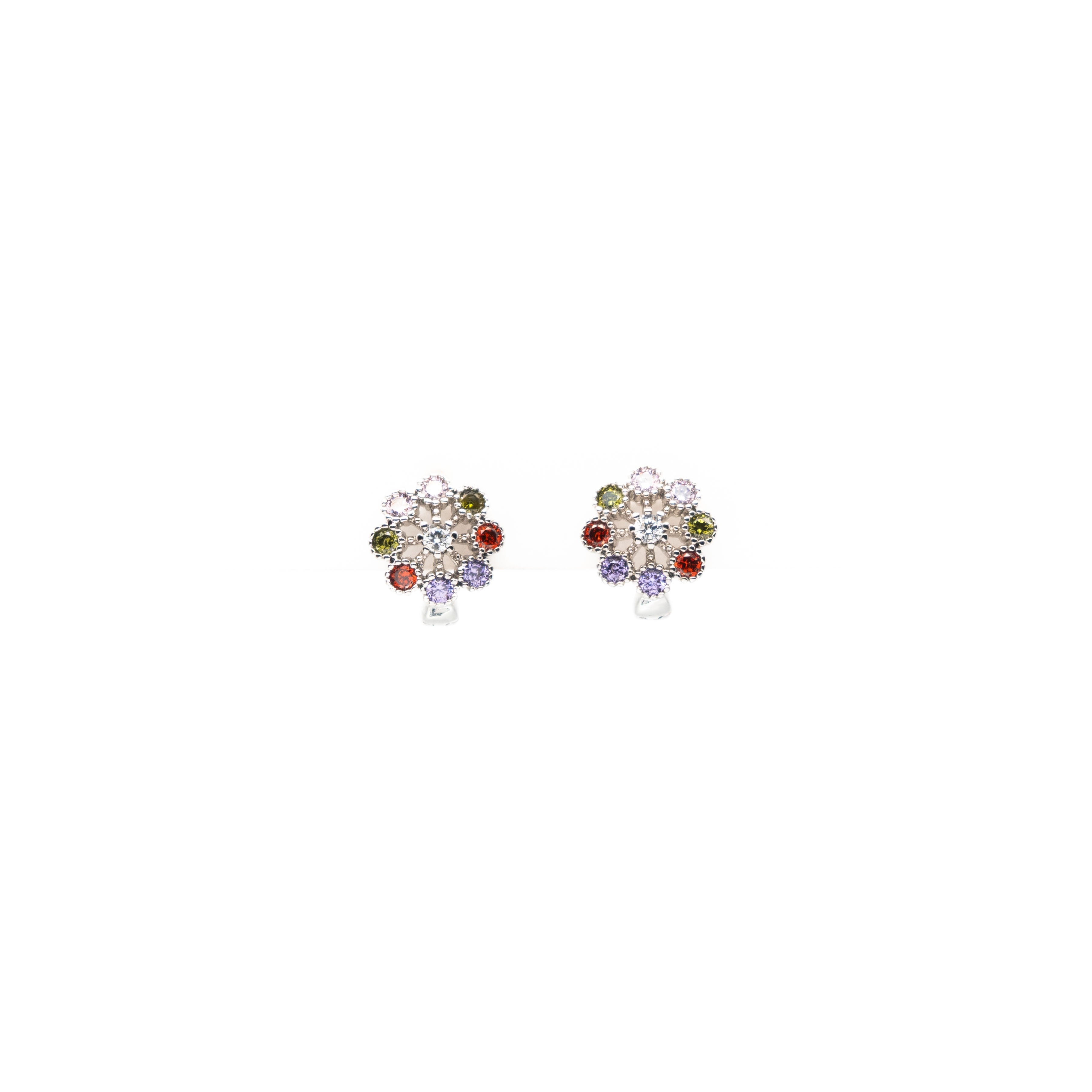 Aretes De Copo Con Circonia