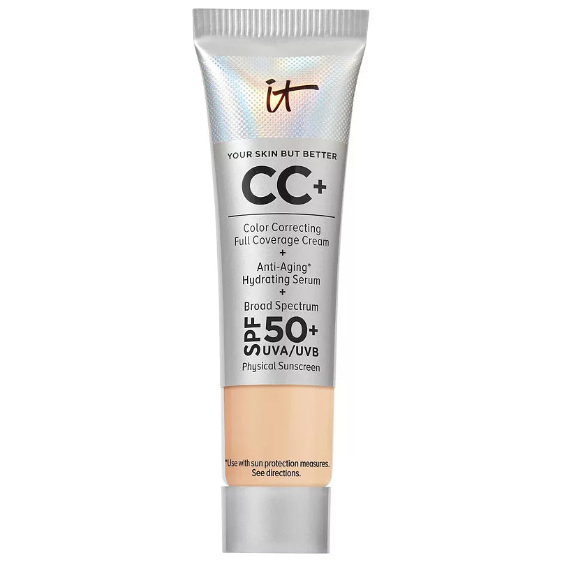 IT Cosmetics CC+ Cream Base de Maquillaje de Cobertura Total con Corrección de Color y SPF 50+