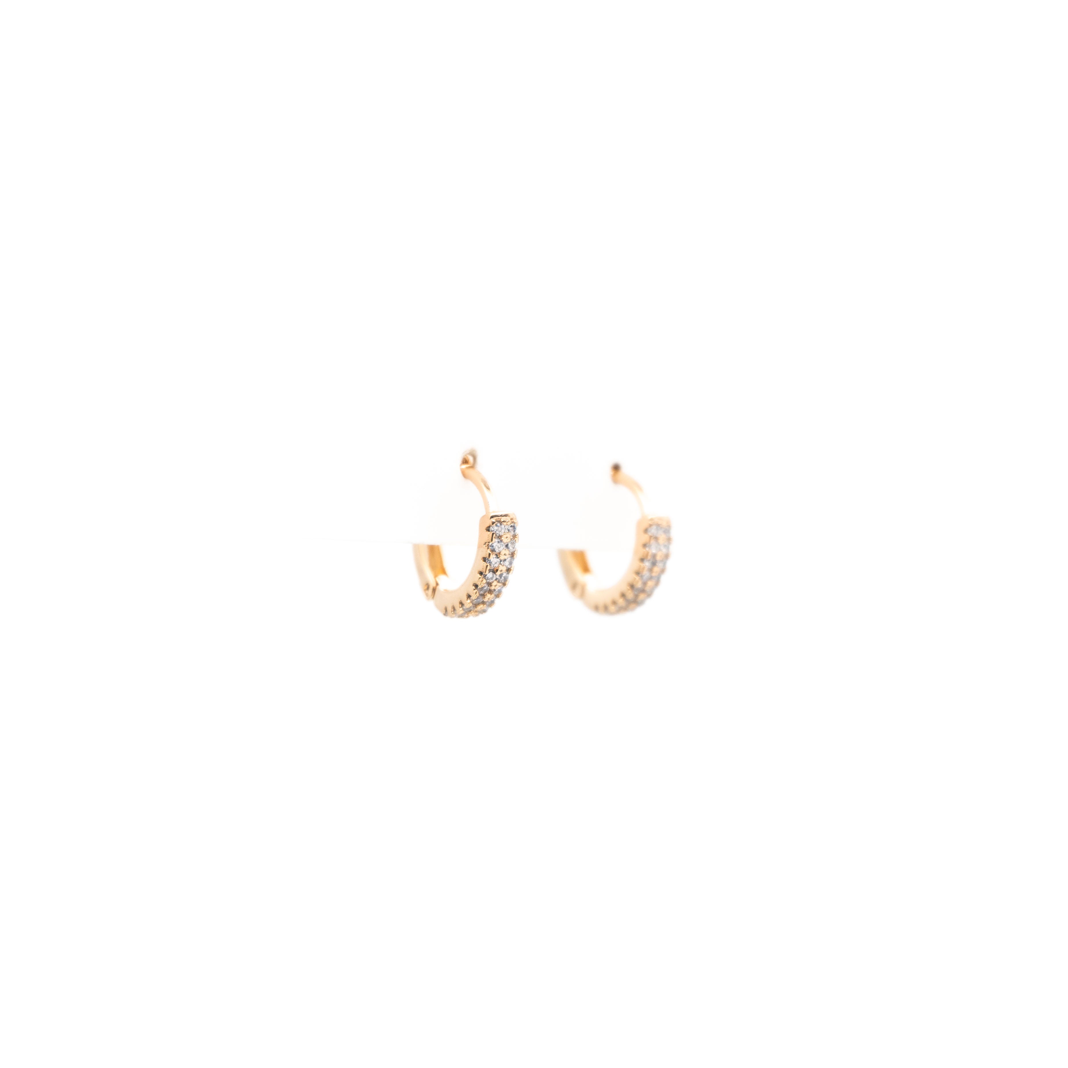 Aretes De Argolla Con Strass