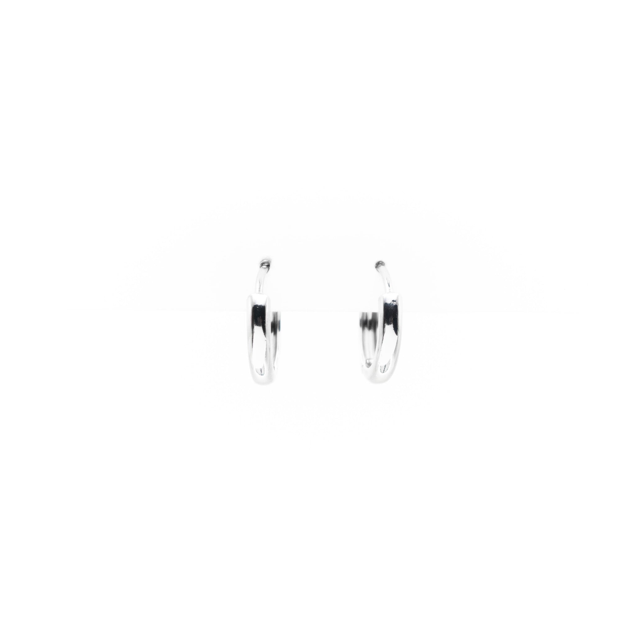 Aretes De Argolla Plateada