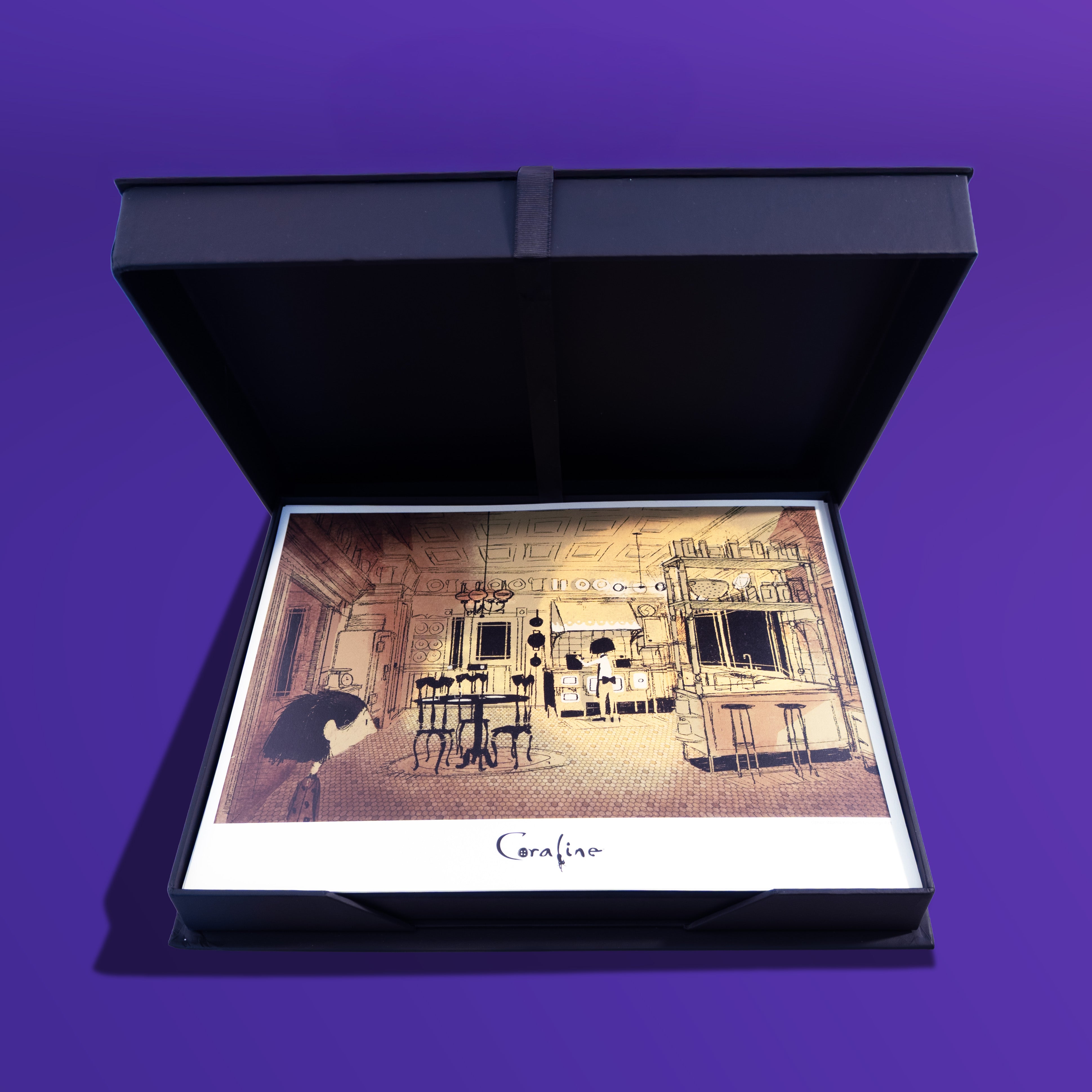 Coraline Caja Edición Limitada con 4 Prints Glicée de LAIKA Live San Diego