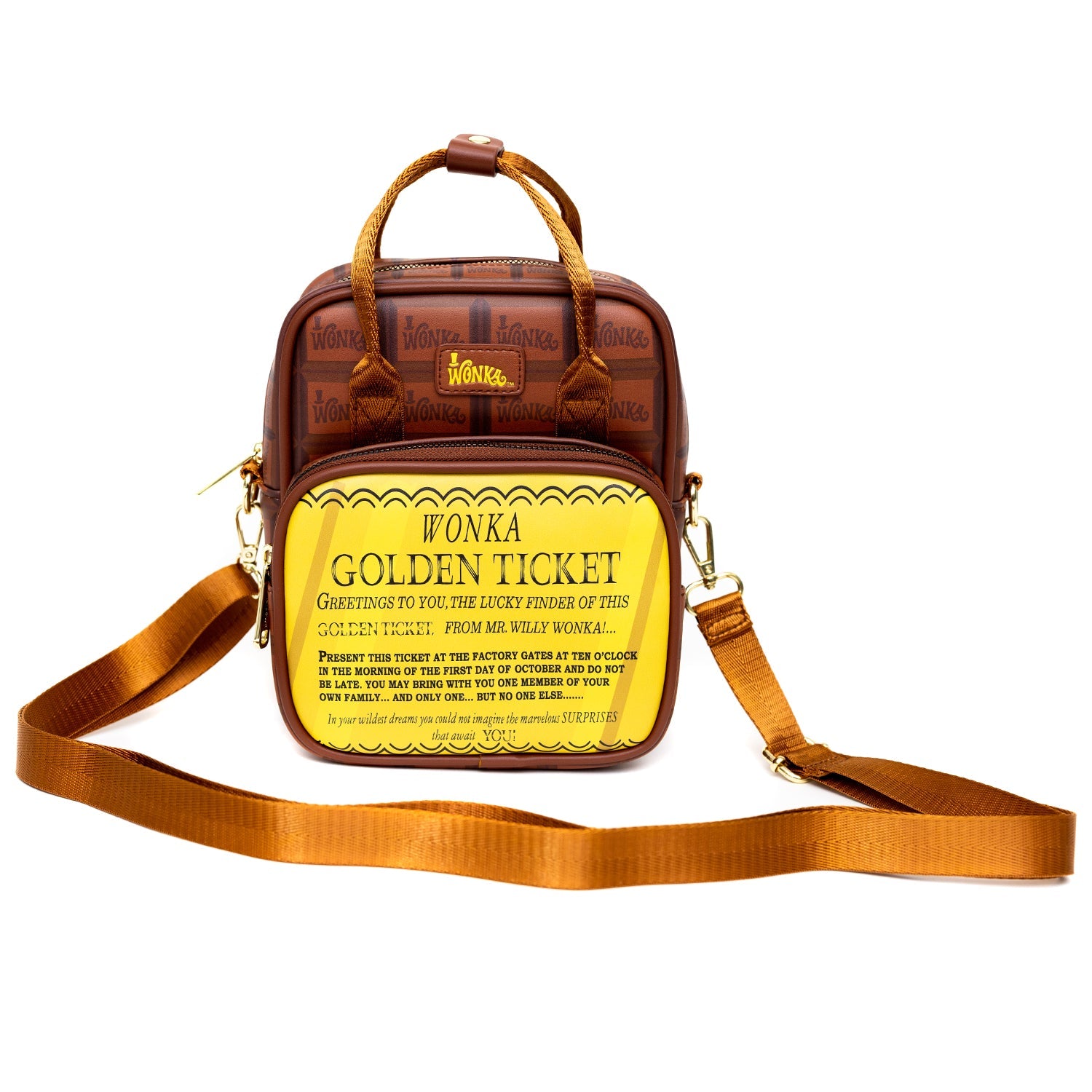 Willy Wonka Bolsa Crossbody Chocolate