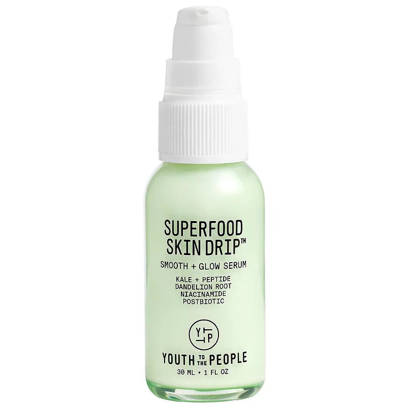 Youth To The People Superfood Skin Drip Smooth + Glow Barrier Serum with Peptides + Niacinamide