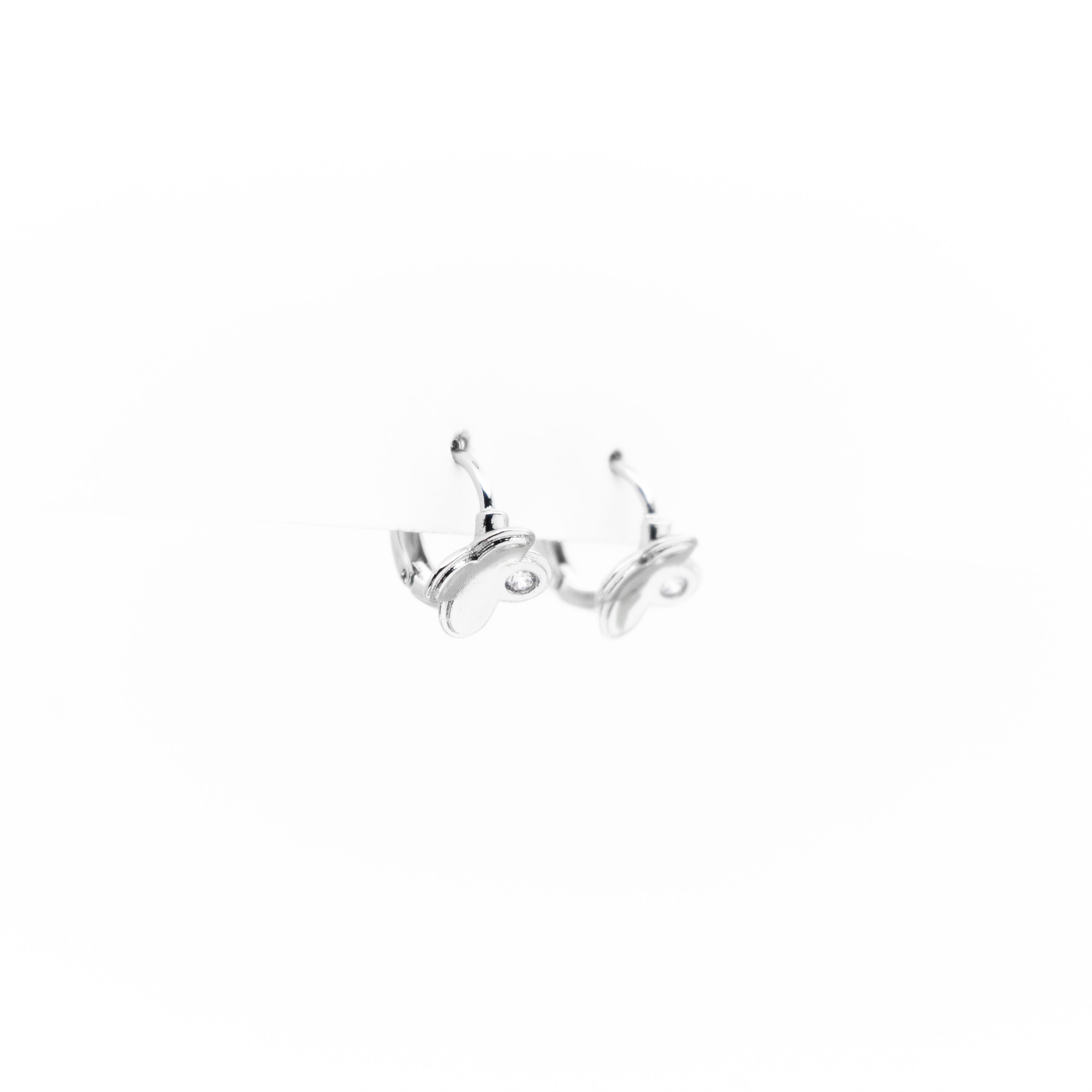 Aretes De Flor Con Circonia