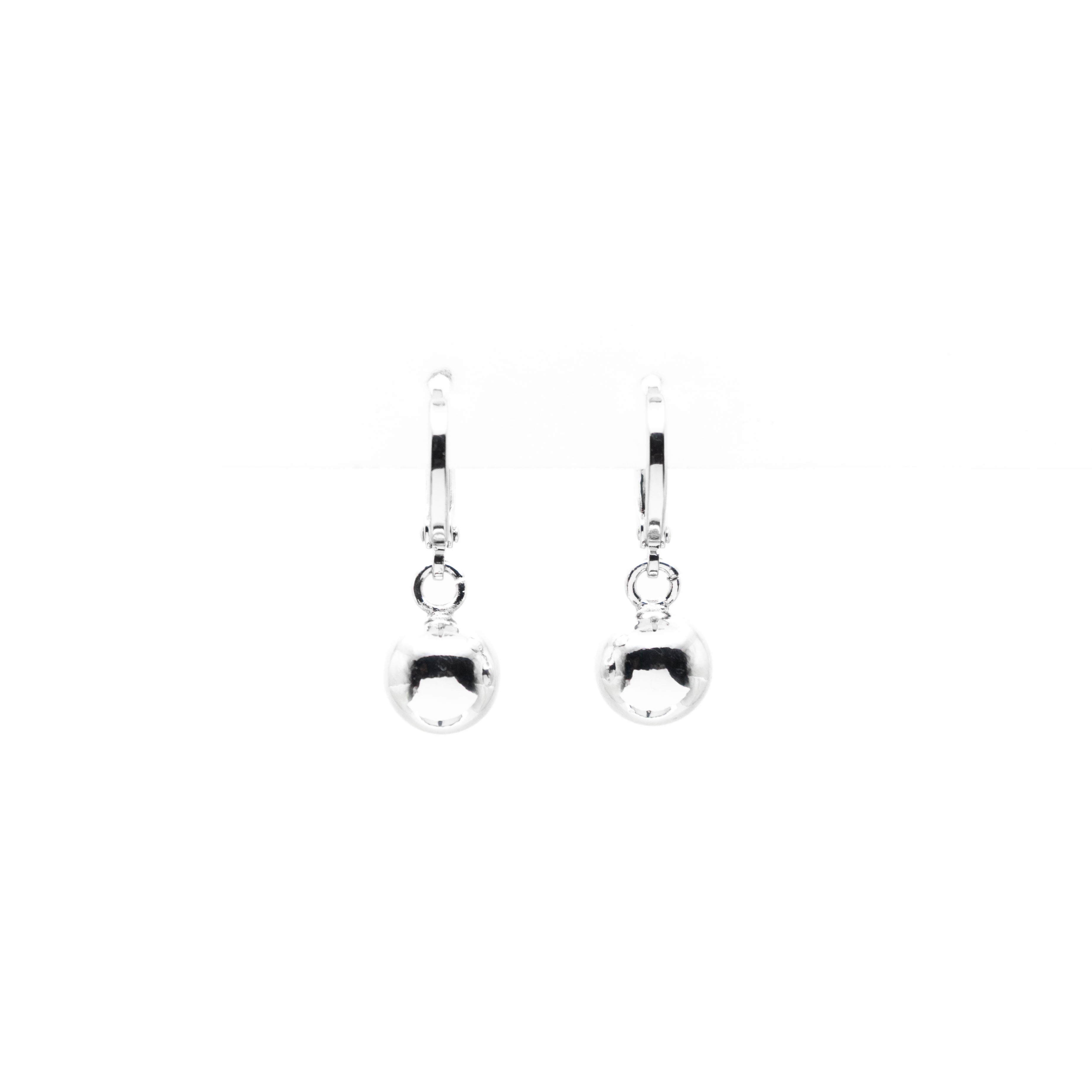 Aretes De Esfera Colgante