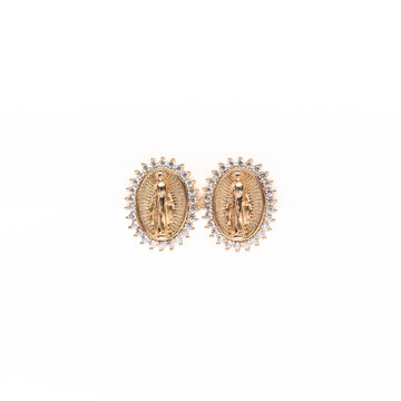 Aretes De Virgen De Guadalupe