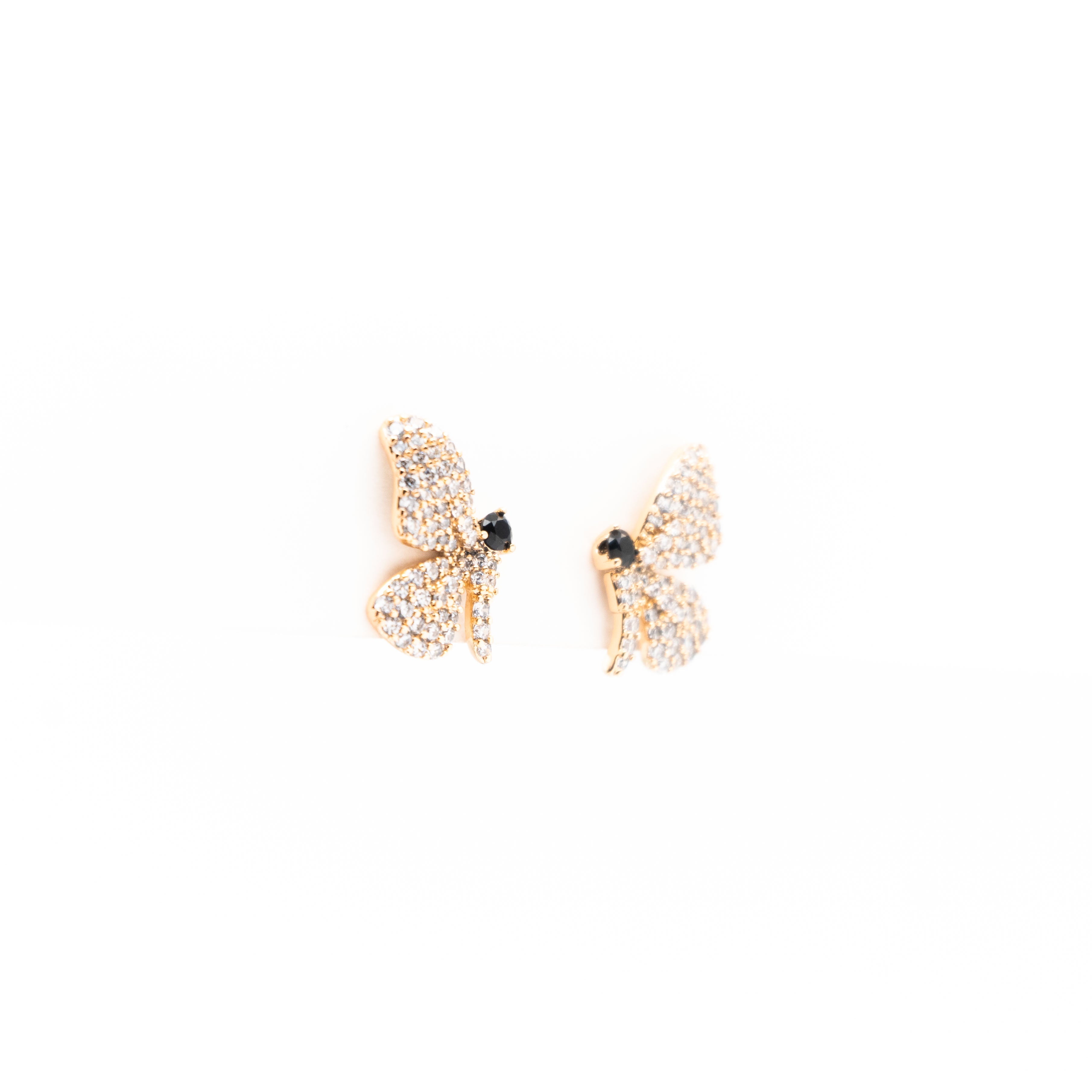 Aretes De Mariposa Strass