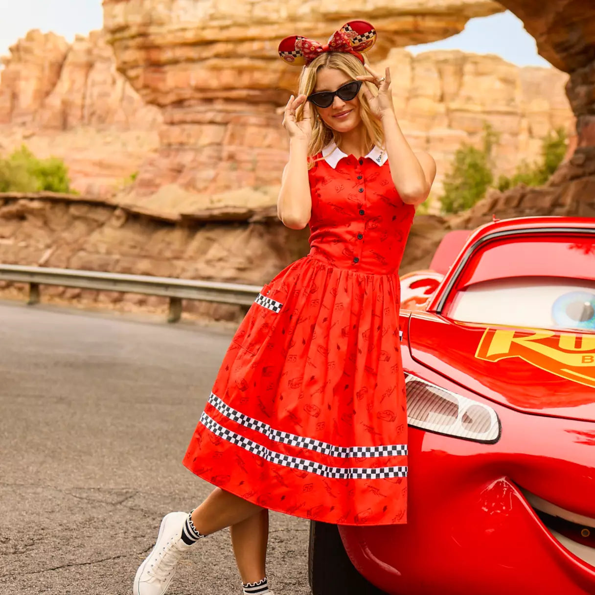 Cars Vestido Dama Rayo McQueen