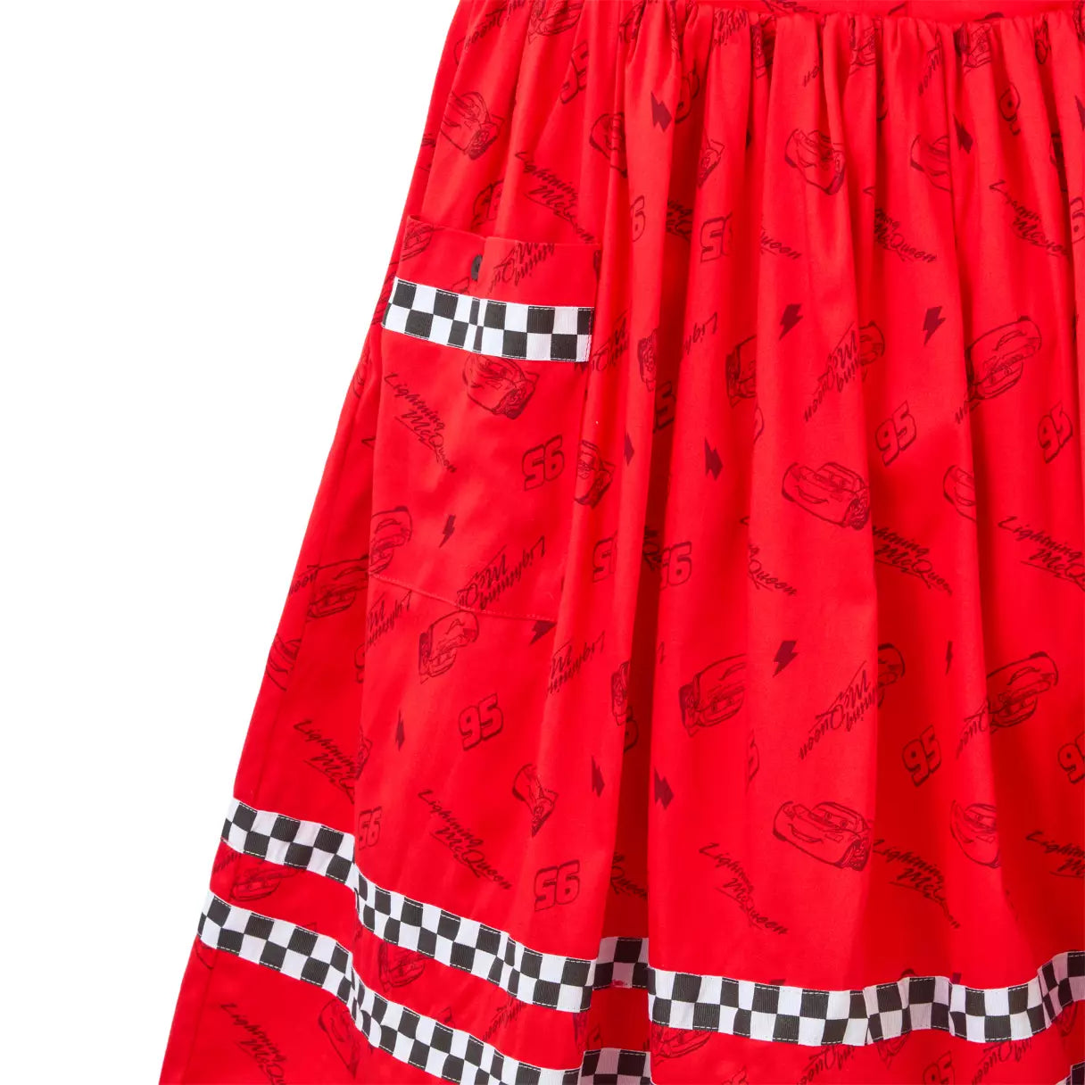 Cars Vestido Dama Rayo McQueen