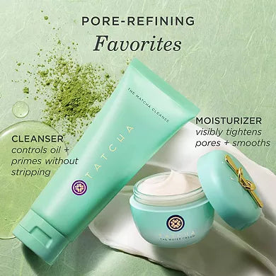 Tatcha The Water Cream Hidratante Reutilizable sin Aceite y Minimiza Poros de .34 fl oz