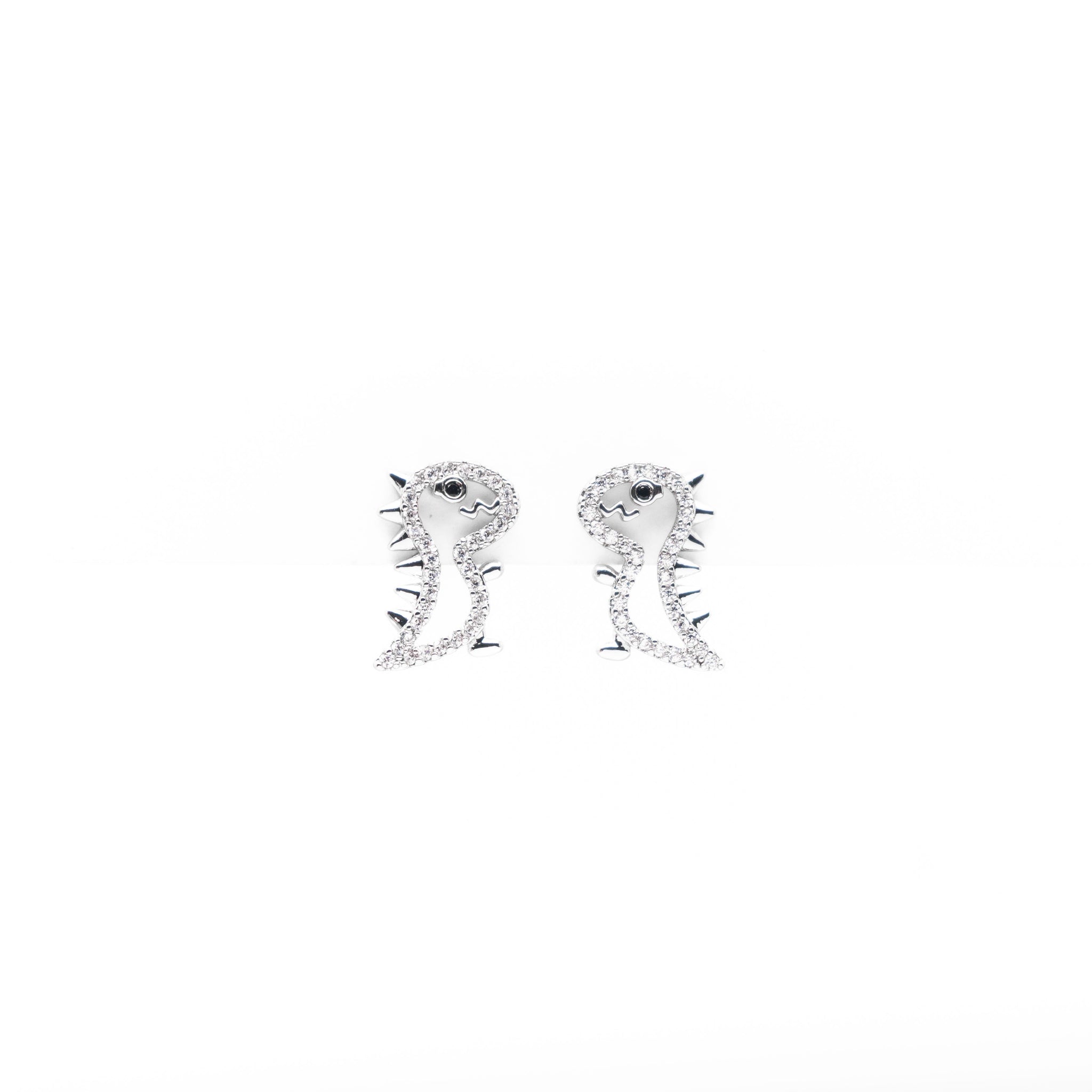 Aretes De Dinosaurio Con Strass