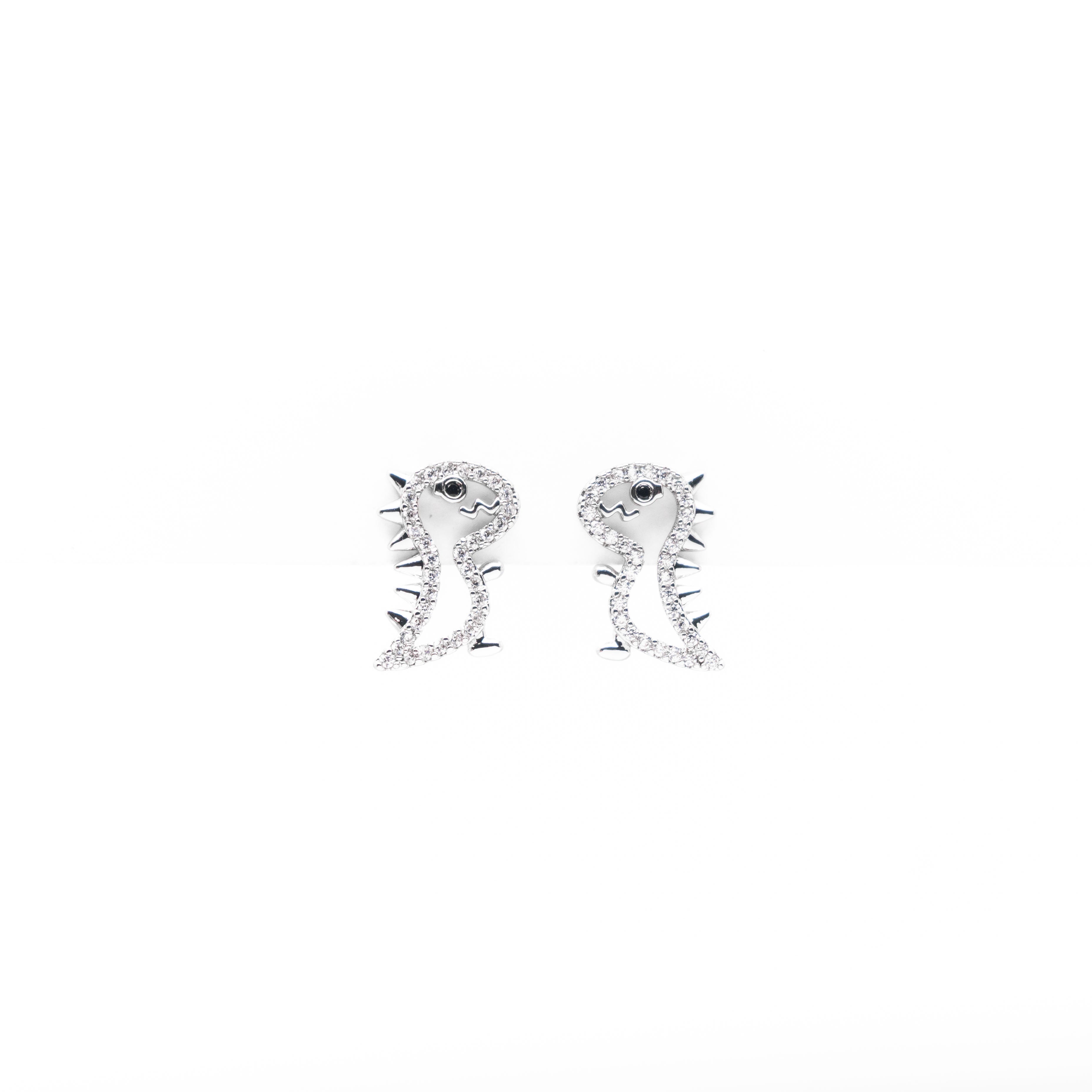 Aretes De Dinosaurio Con Strass