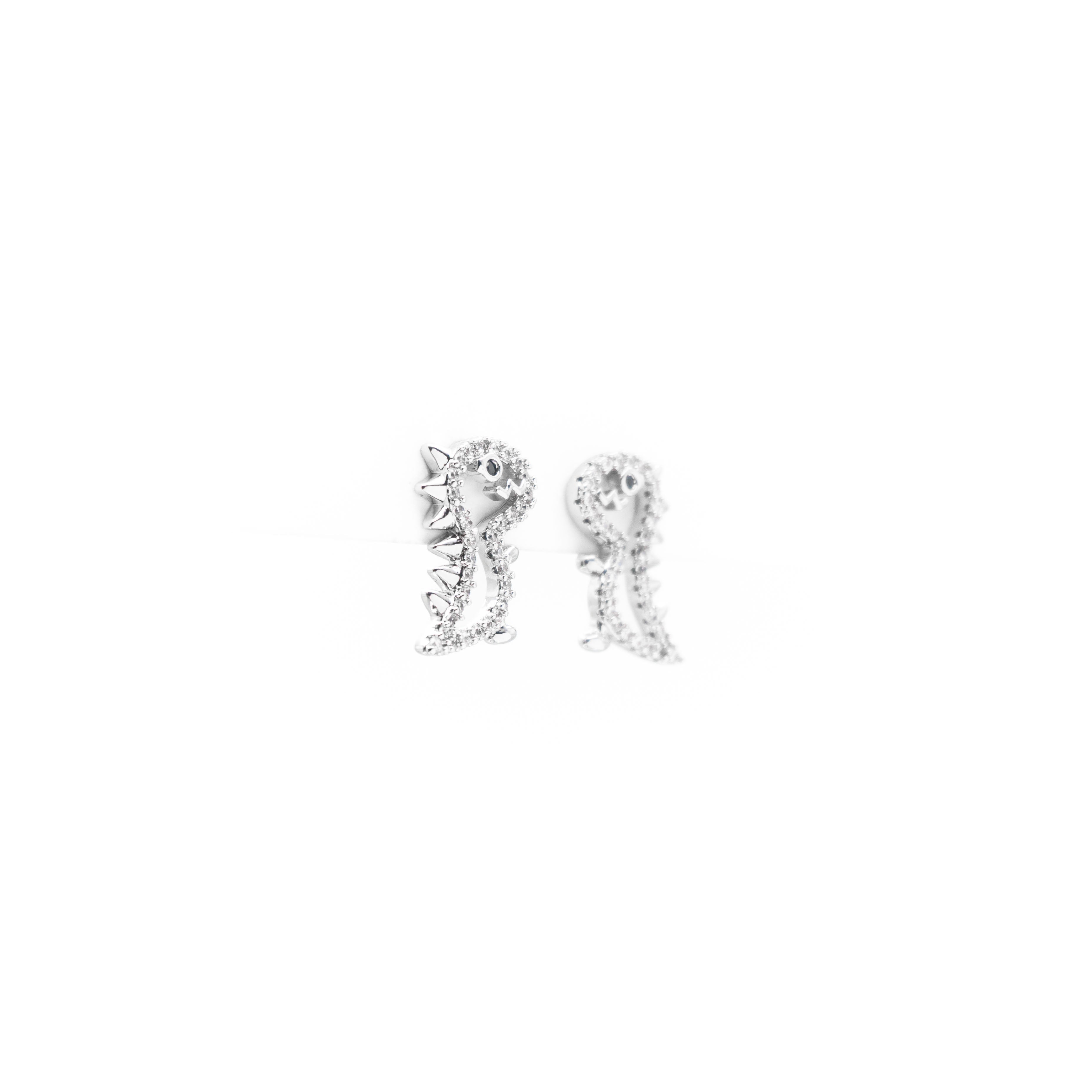 Aretes De Dinosaurio Con Strass