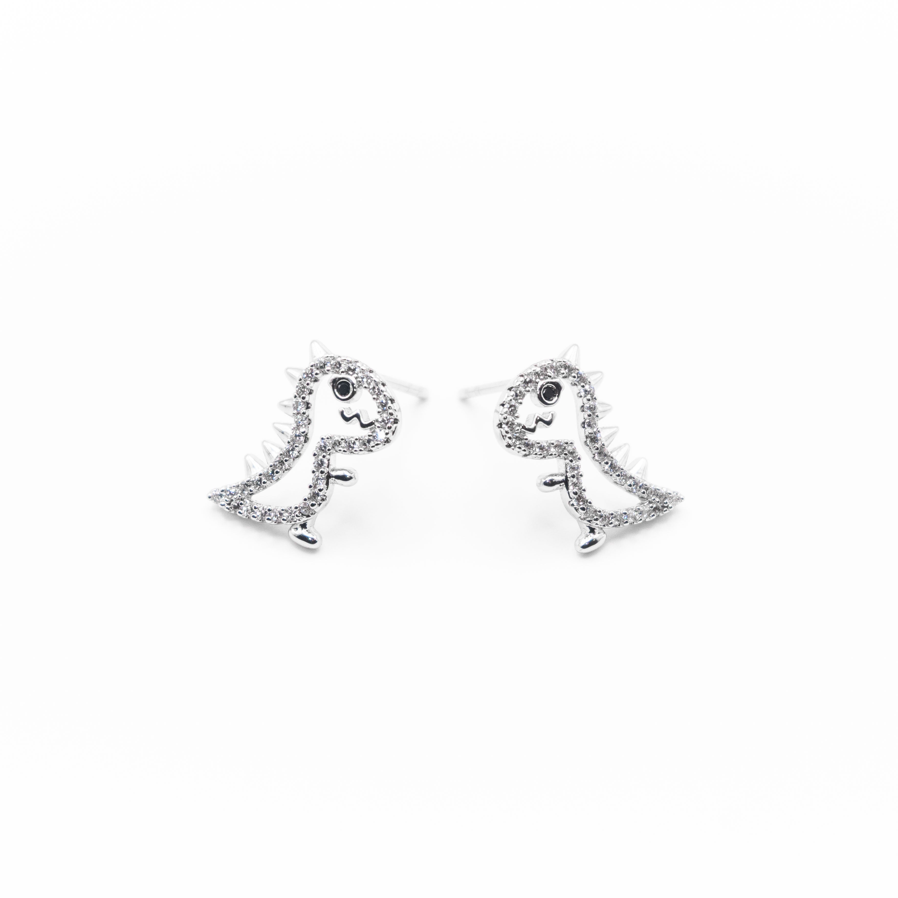 Aretes De Dinosaurio Con Strass